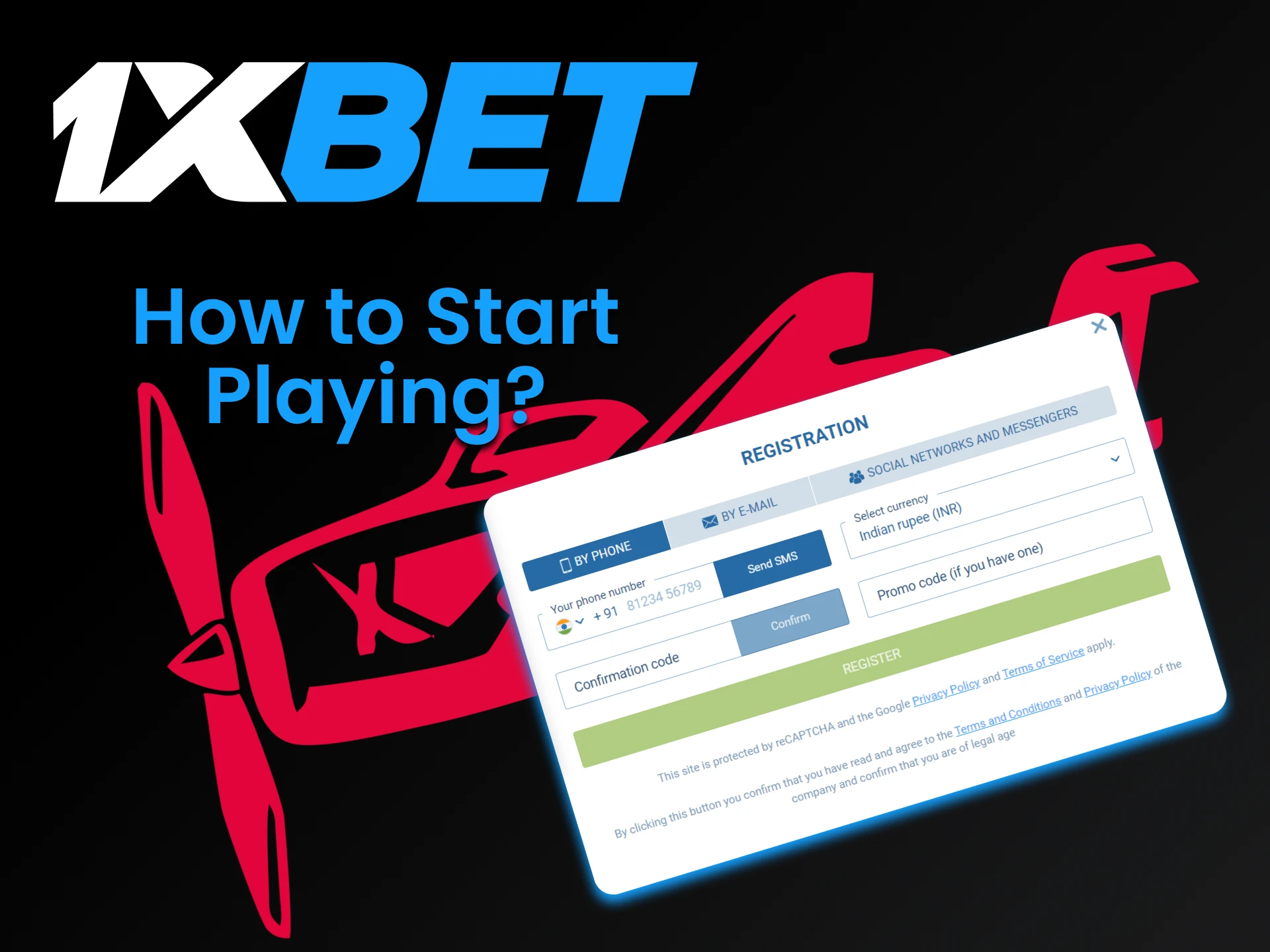 It is easy and simple to start playing the Aviator game at 1xBet.