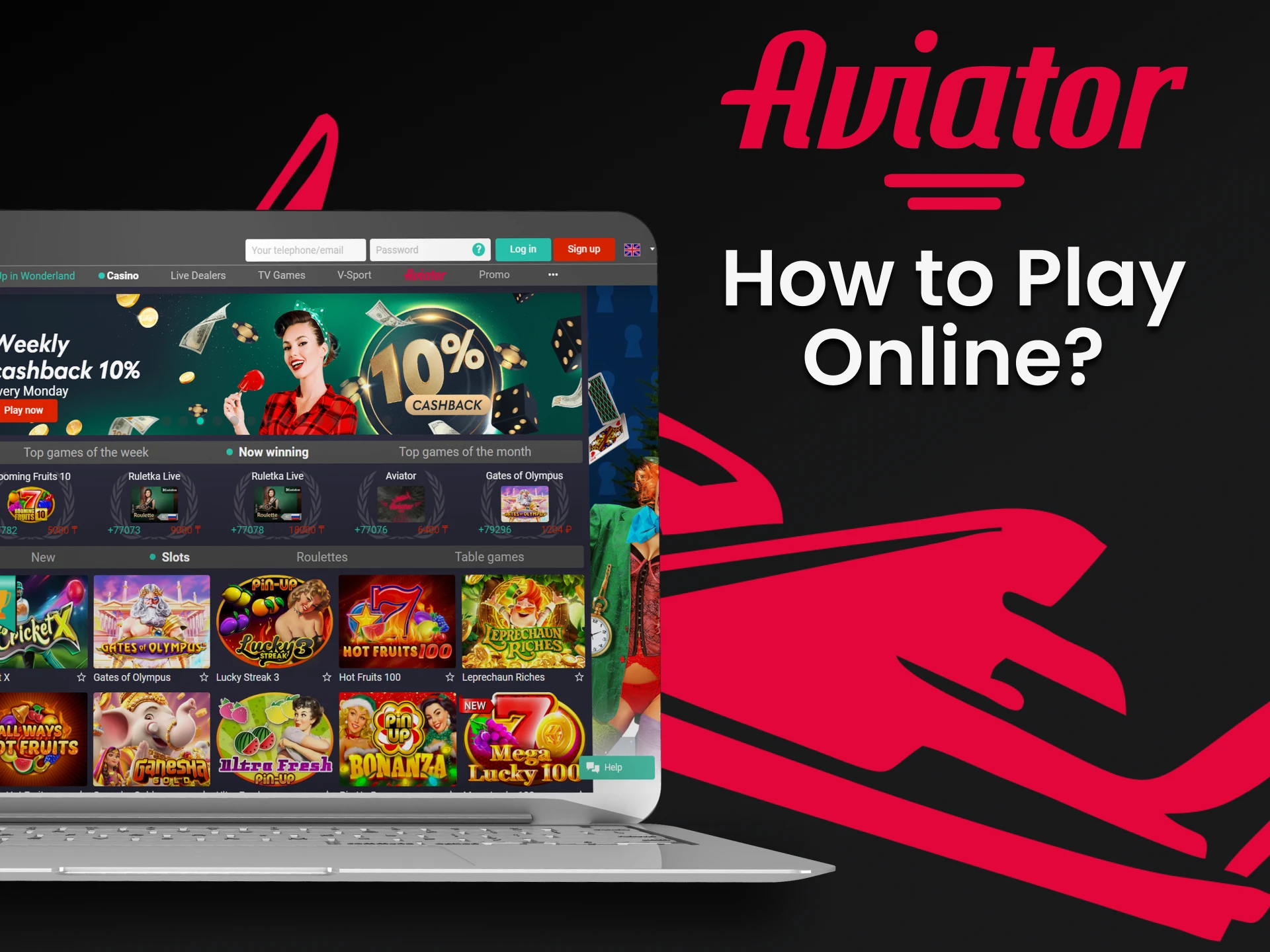 Pode sempre começar a jogar a versão online do jogo Aviator.