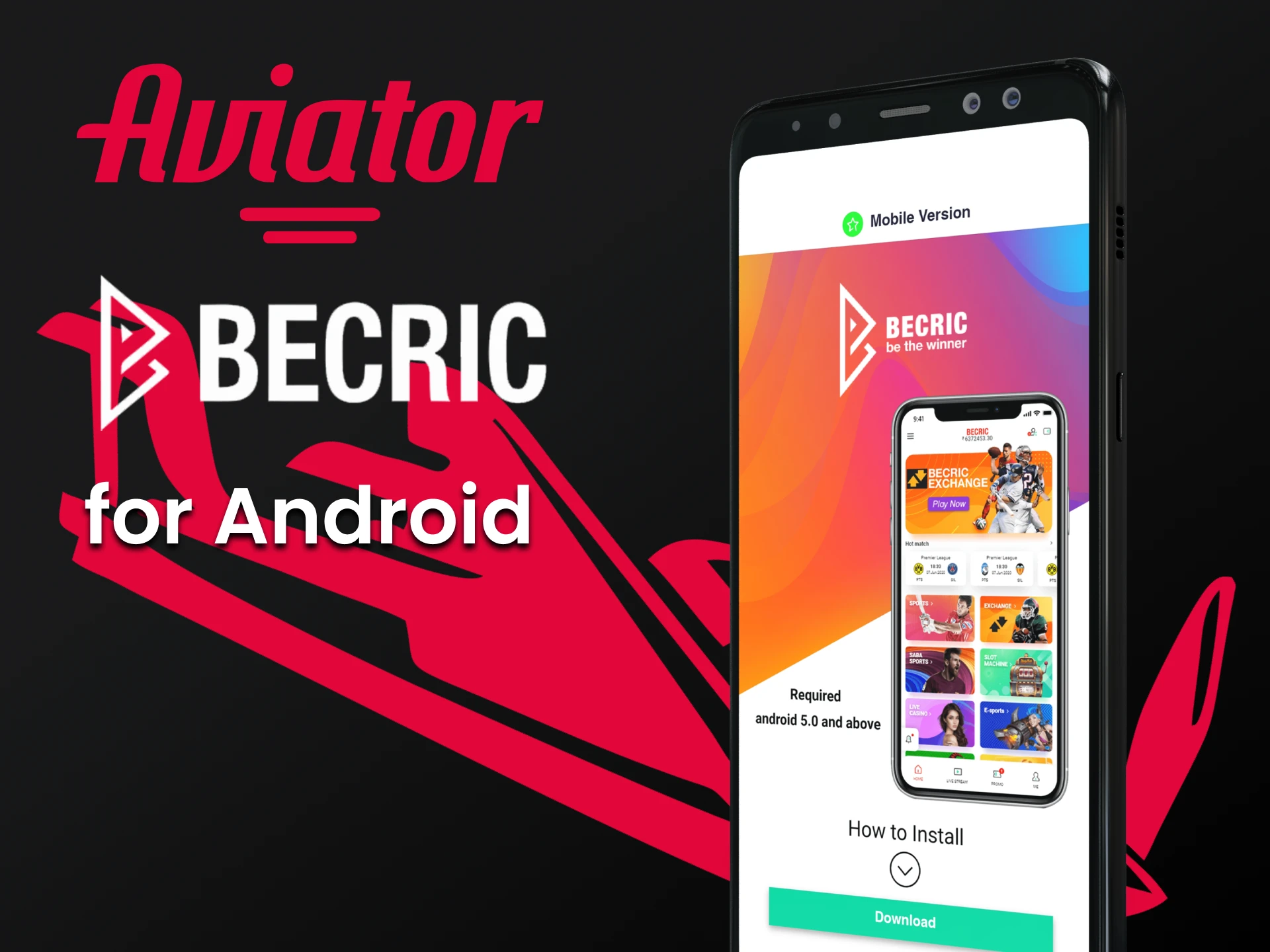 To play Aviator on iOS devices, there is the Becric app.