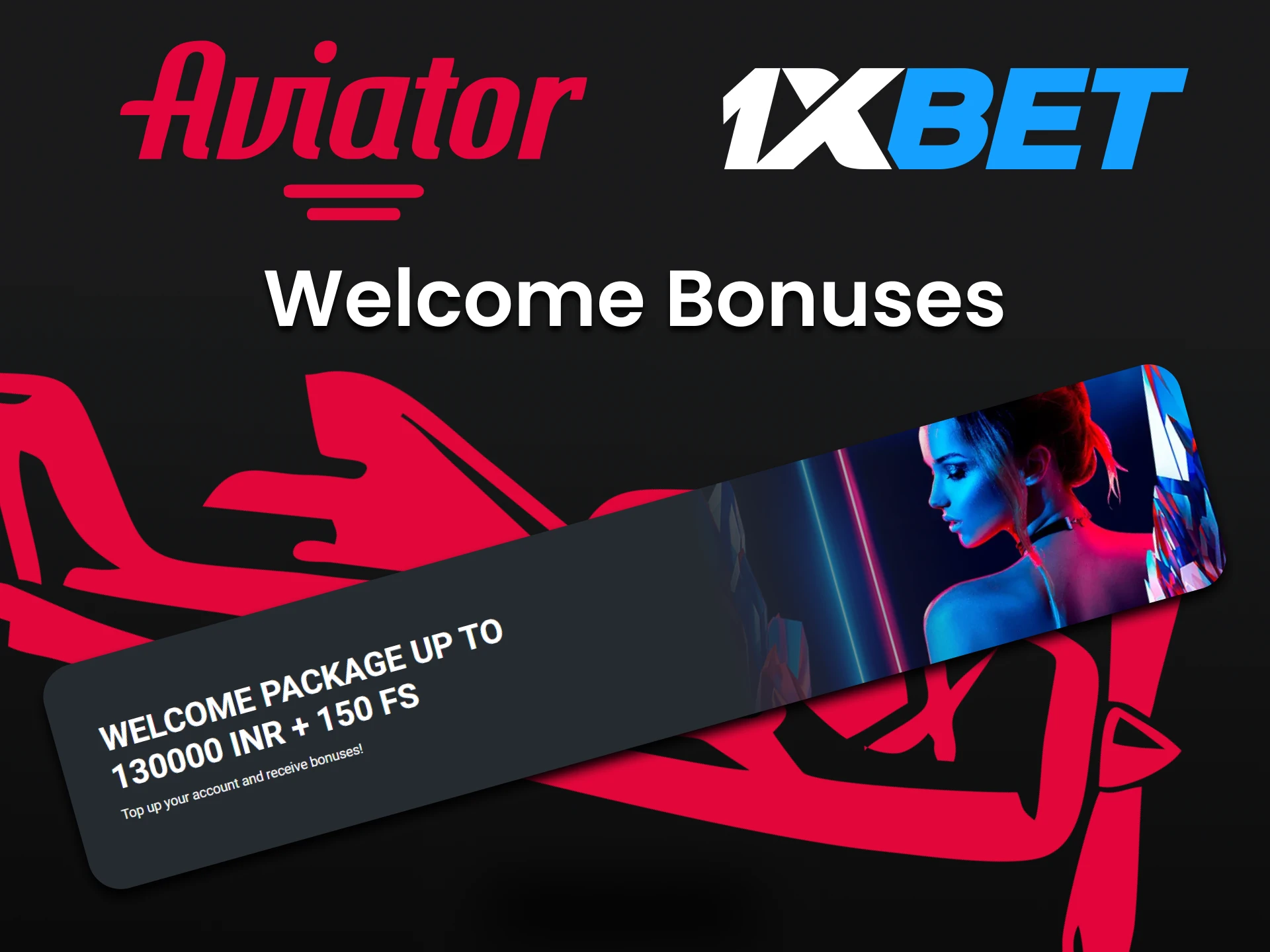 Jogue Aviator na 1xBet e receba bónus.