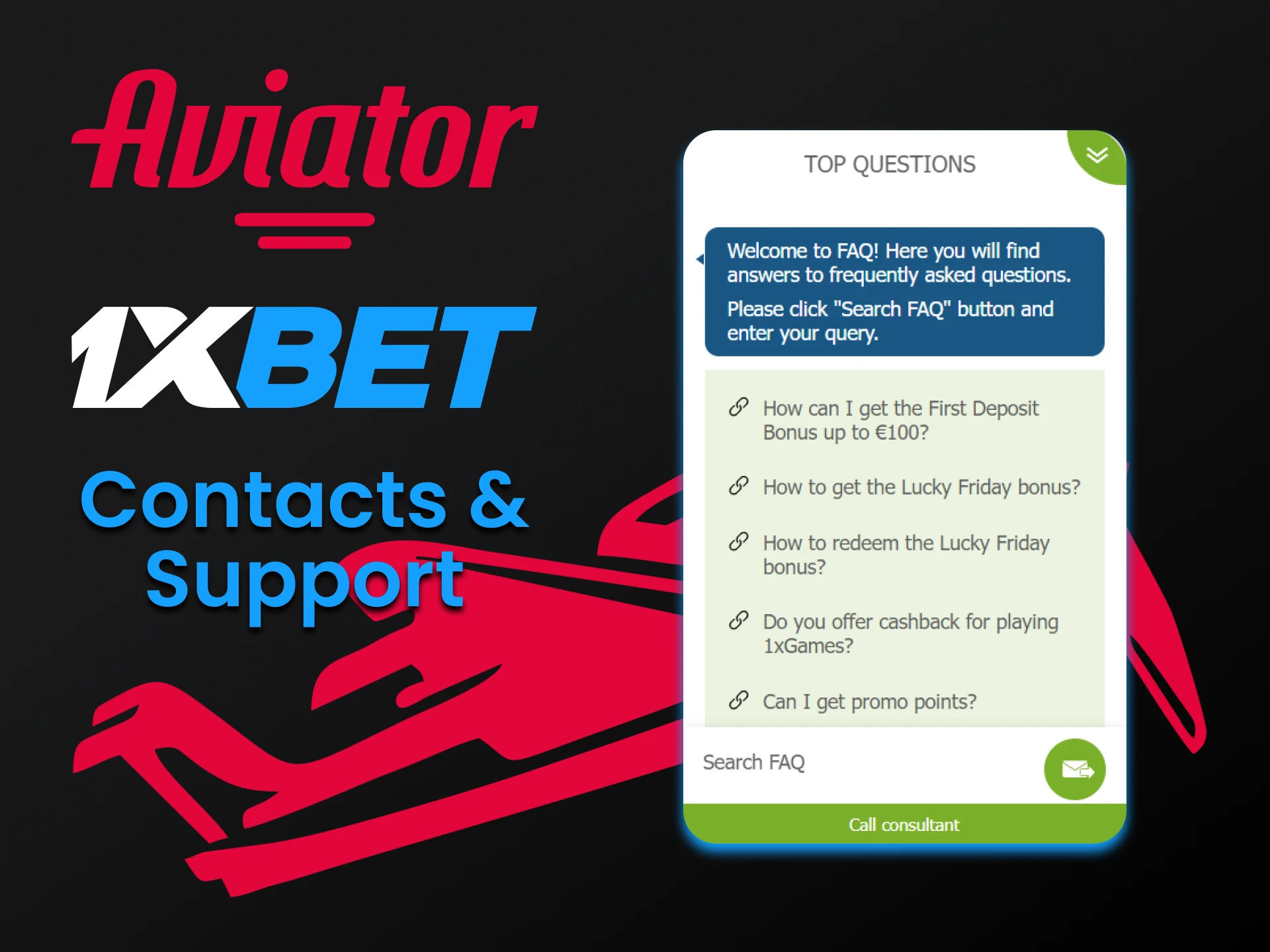 If you have any problems with the game Aviator, you can always report it to the 1xBet team.