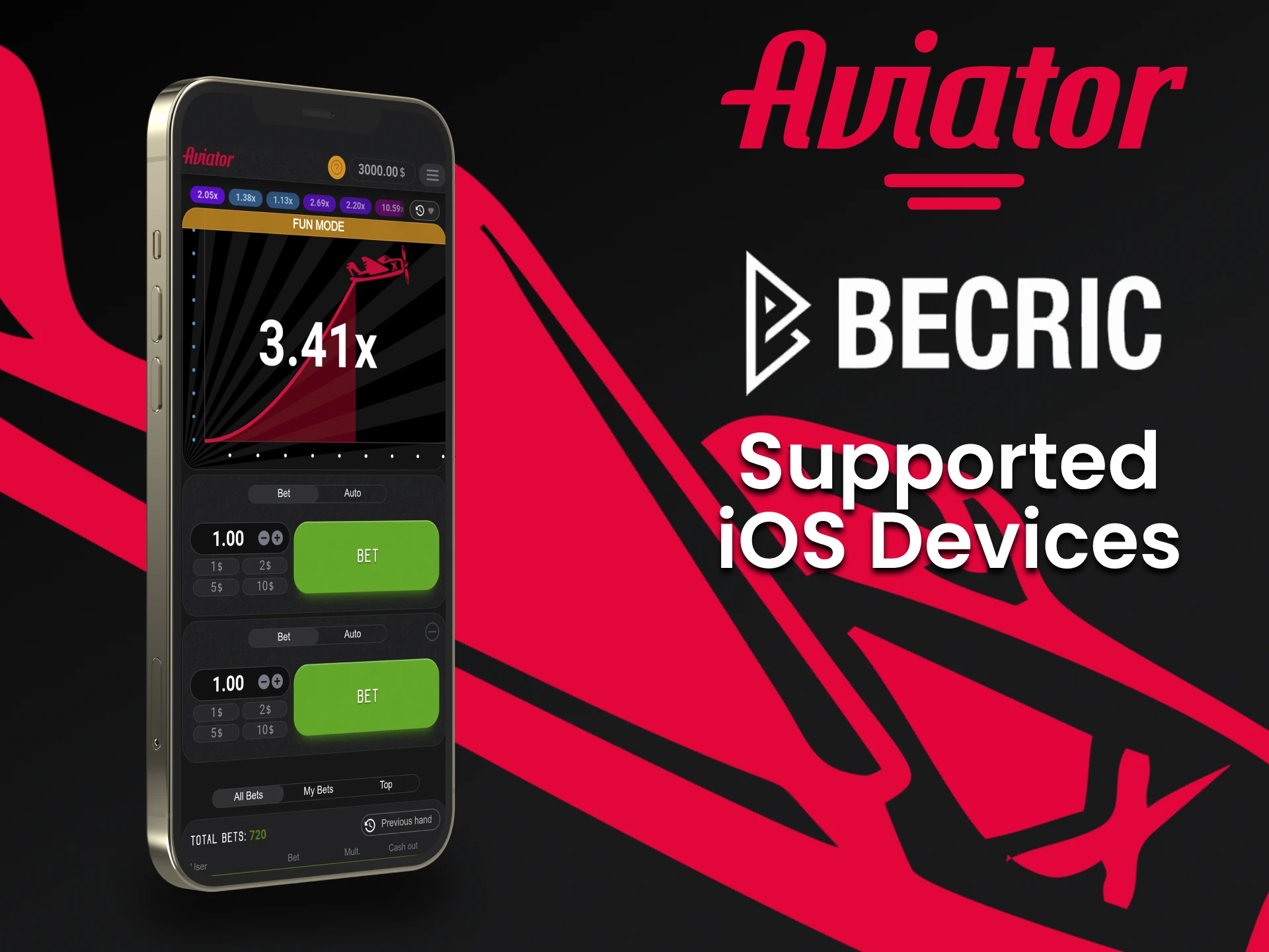 Play Aviator on your iOS device.