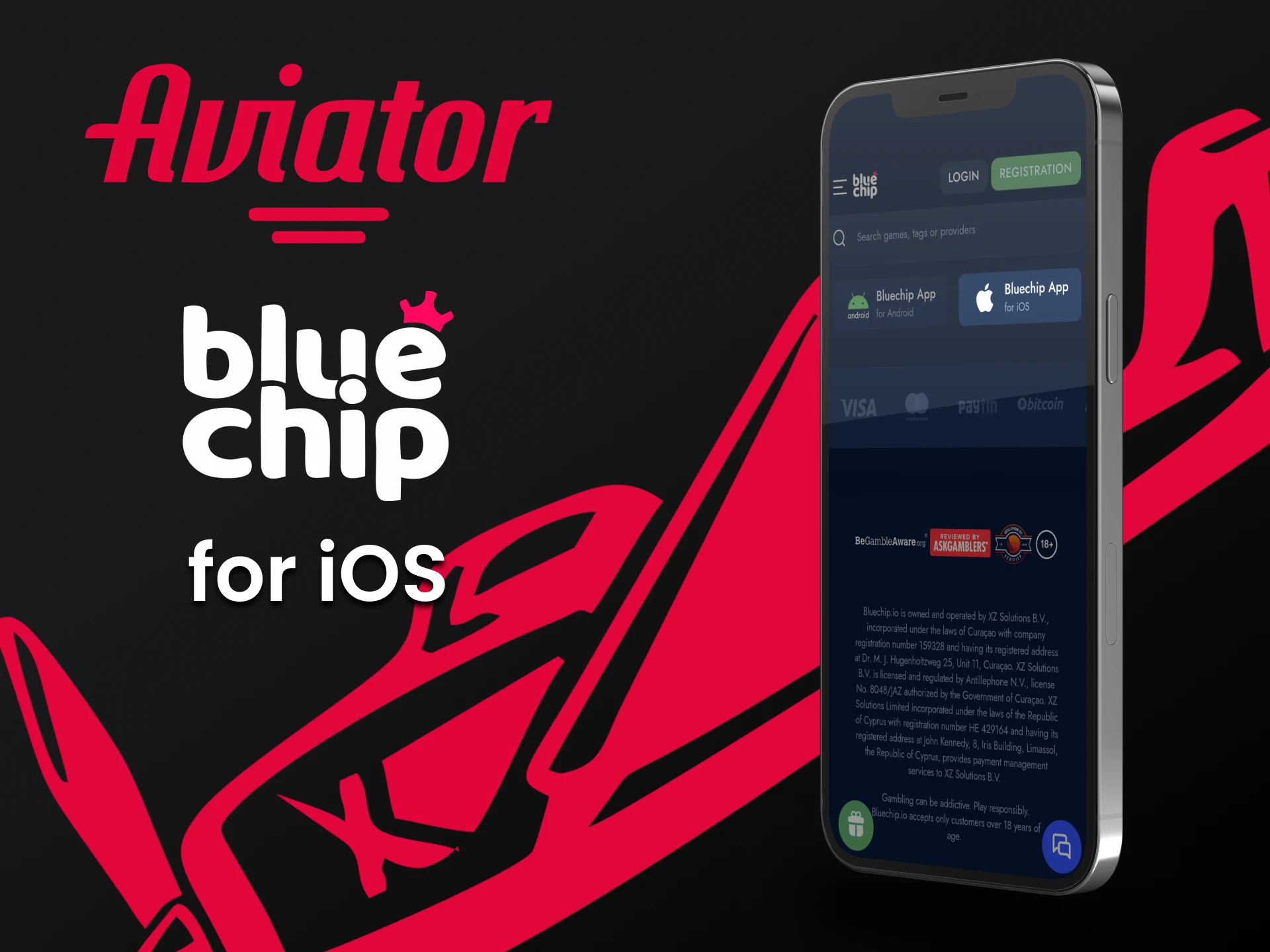 Play Aviator through the Bluechip iOS app.