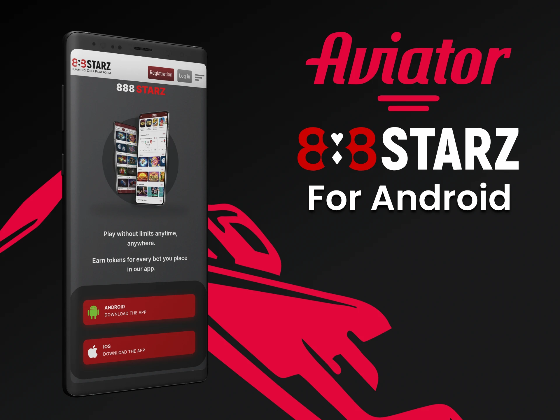 Download the 888starz app for Android to play Aviator.