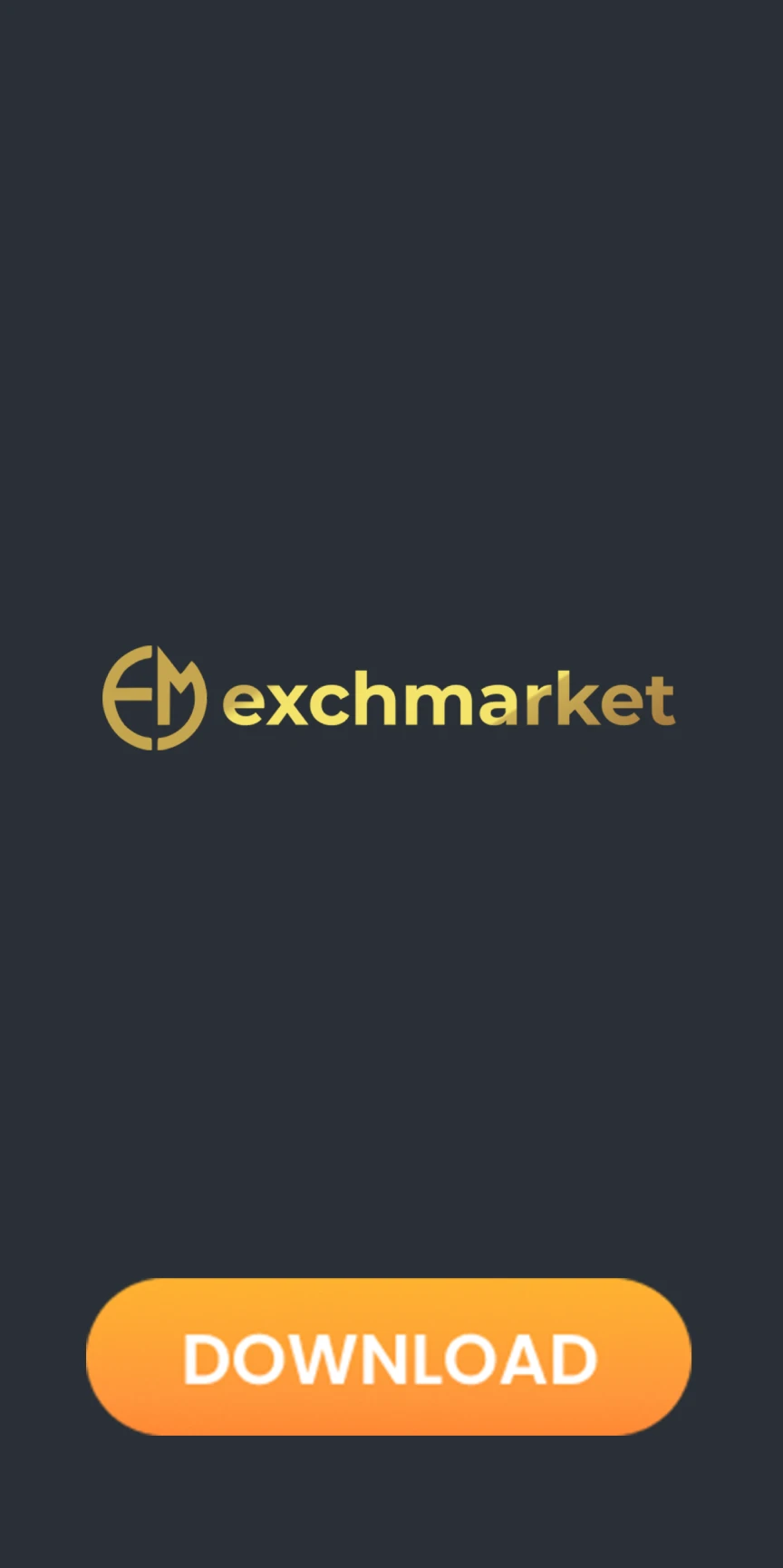 Baixe o aplicativo Exchmarket para iOS.