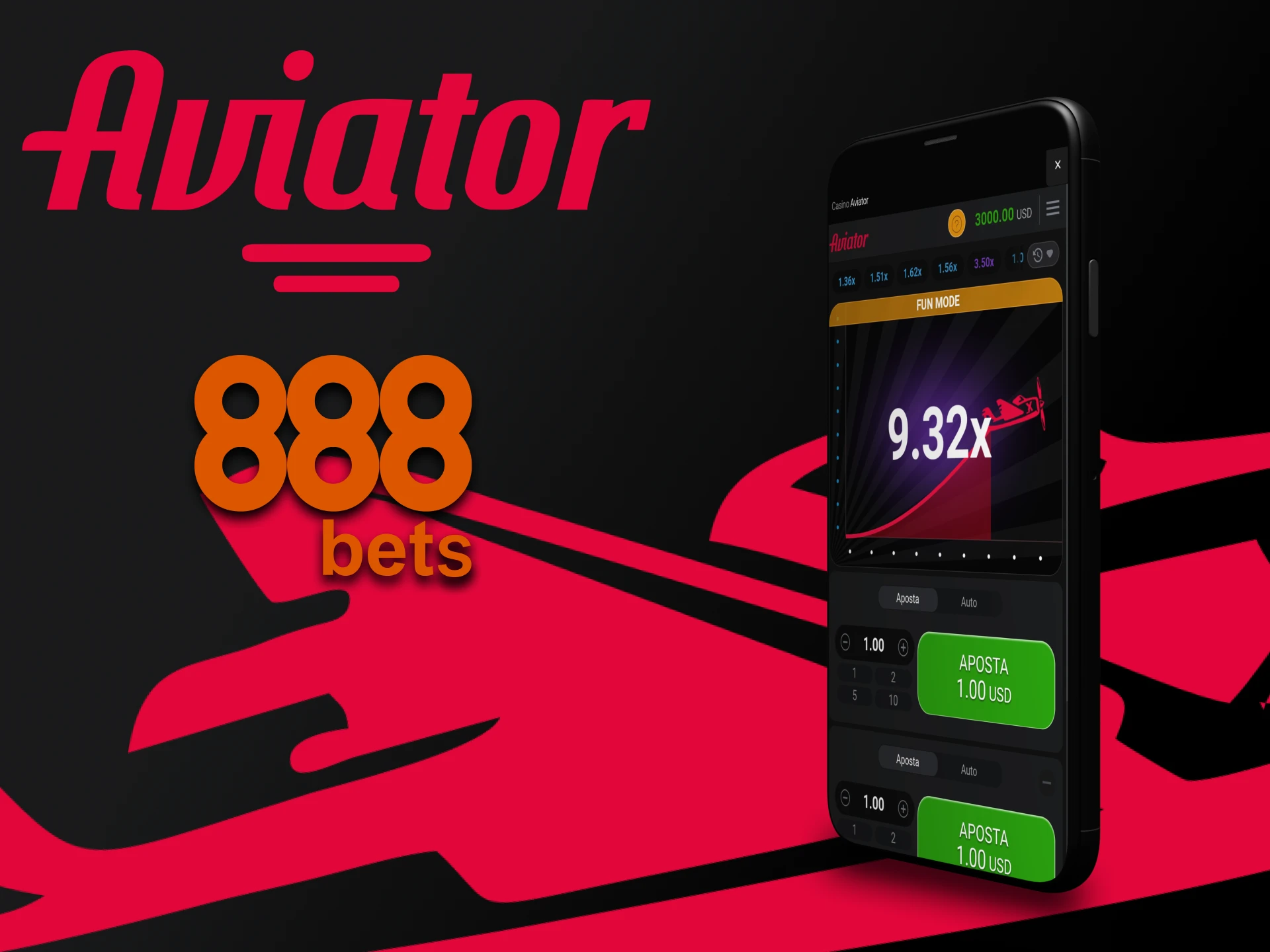 Baixe o aplicativo 888bets para jogar Aviator.