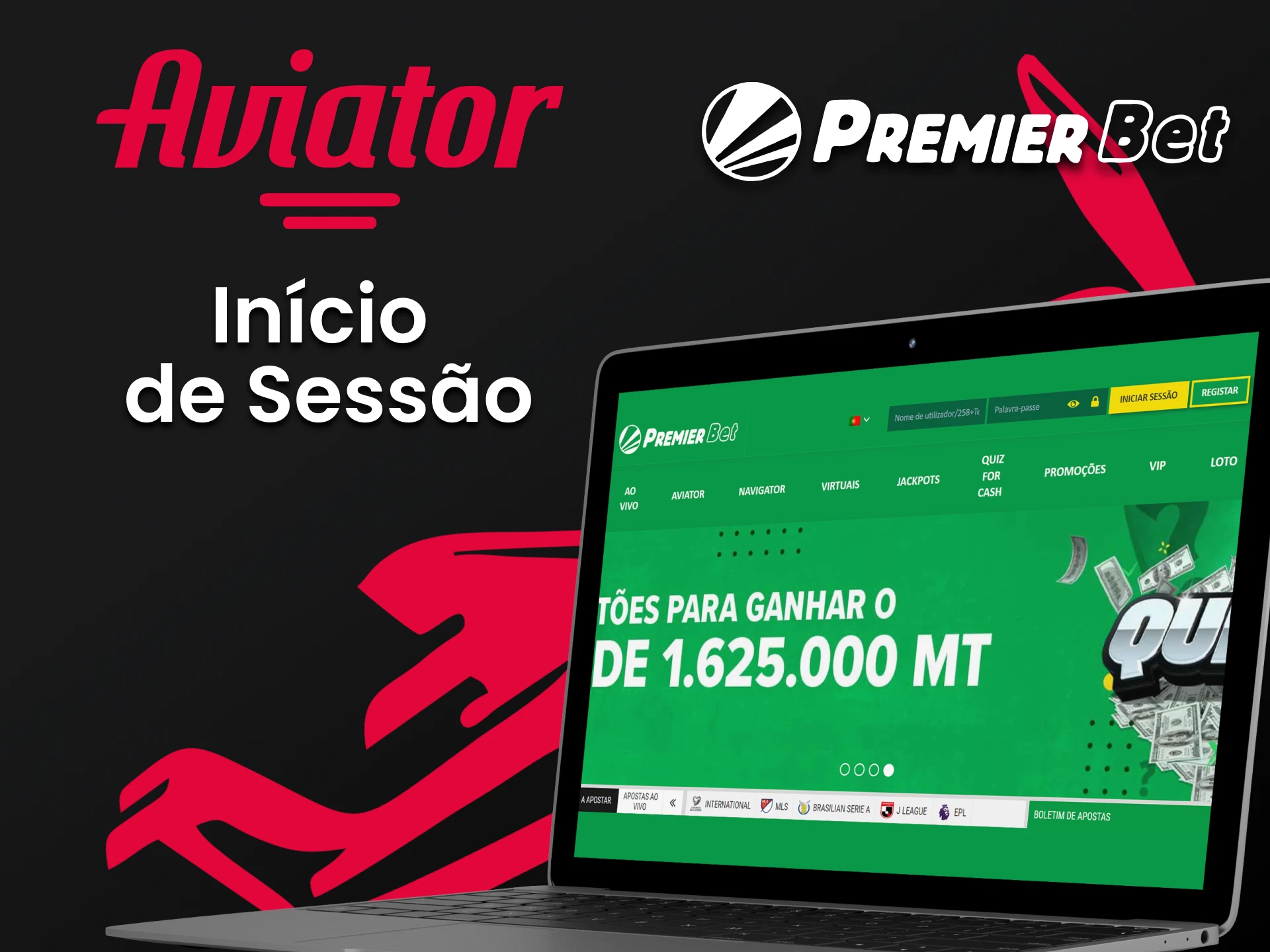 Entre na sua conta Premierbet e jogue Aviator.