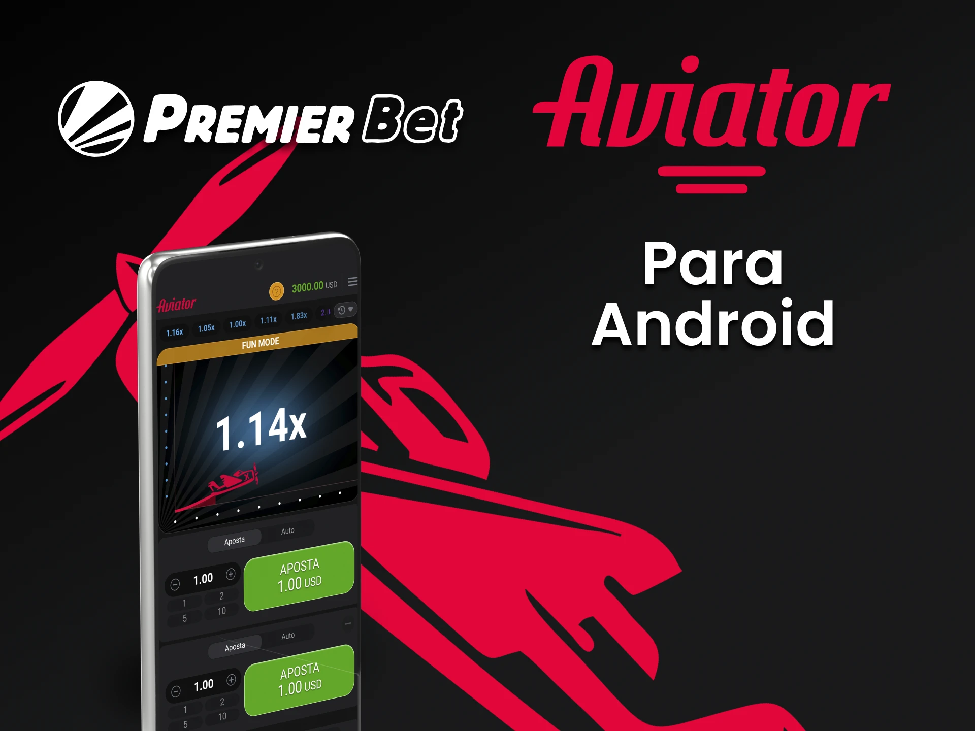 Baixe o aplicativo Premierbet para jogar Aviator.