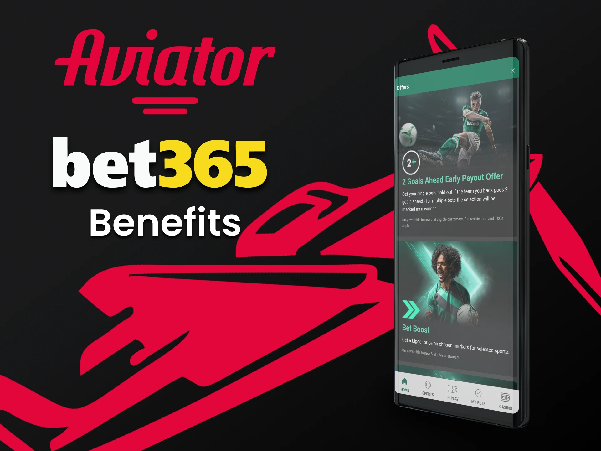 The Bet365 app has many advantages for playing Aviator.