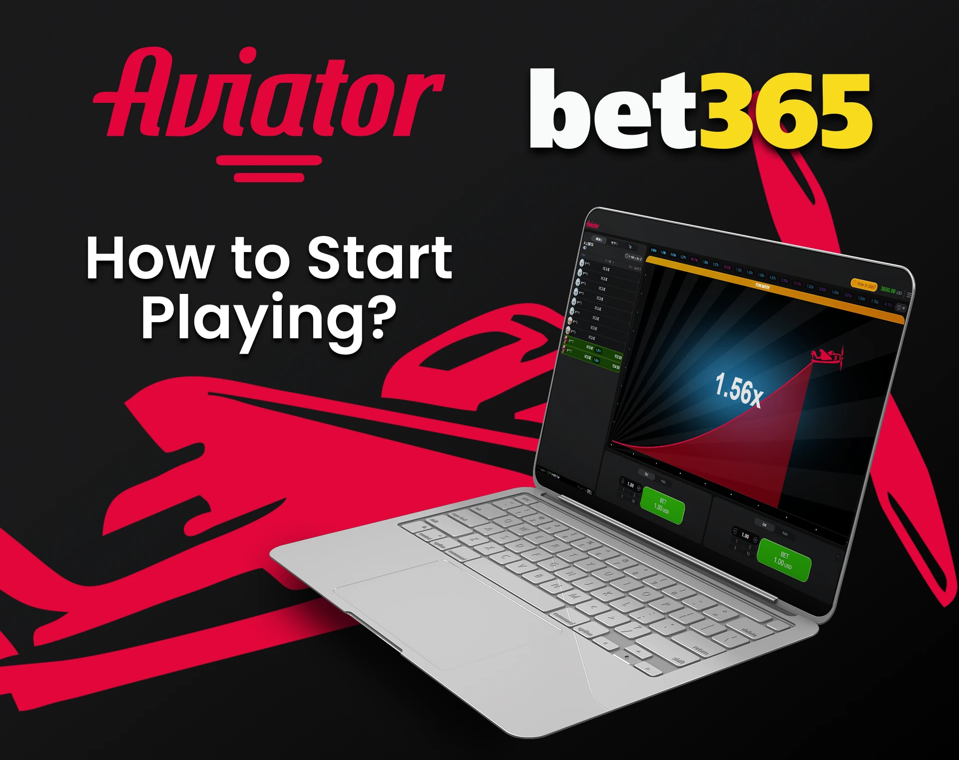 انتقل إلى قسم الألعاب للعب Aviator على Bet365.