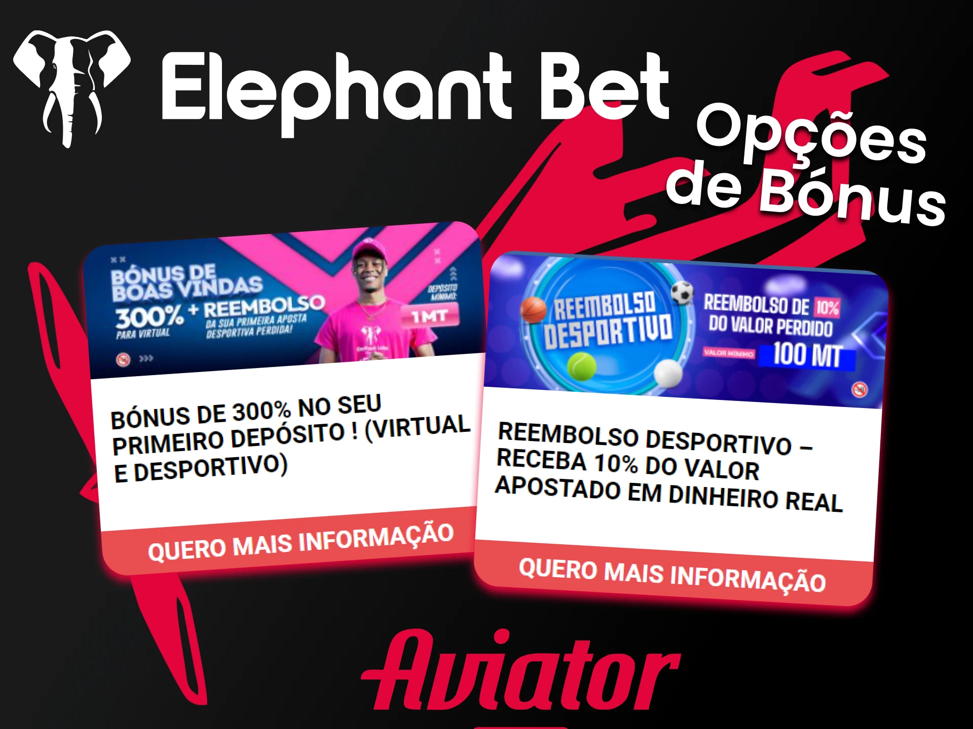 Obtenha muitos bônus diferentes na Elephantbet.