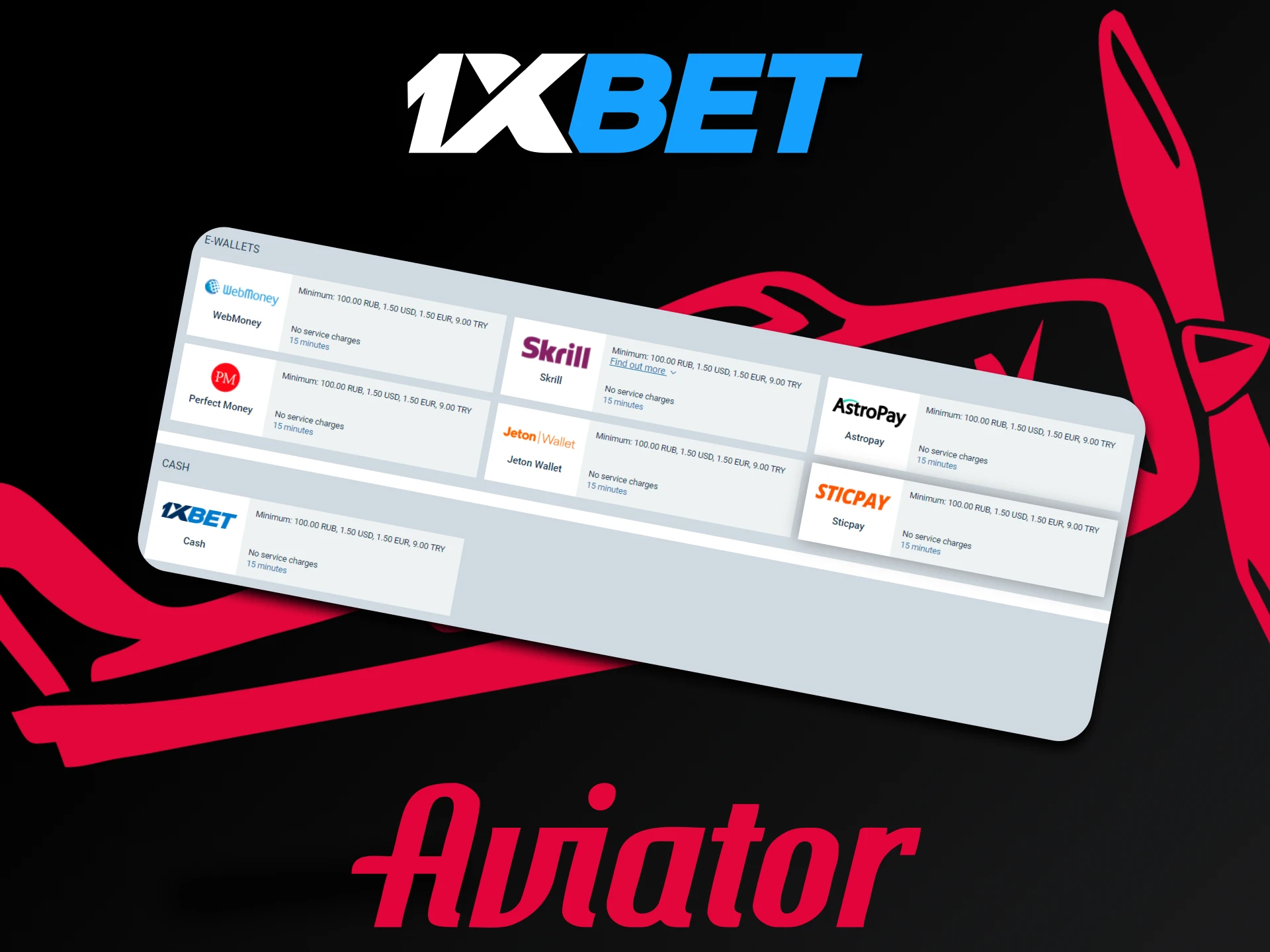 We will tell you how you can withdraw your funds from 1xBet for the Aviator game.