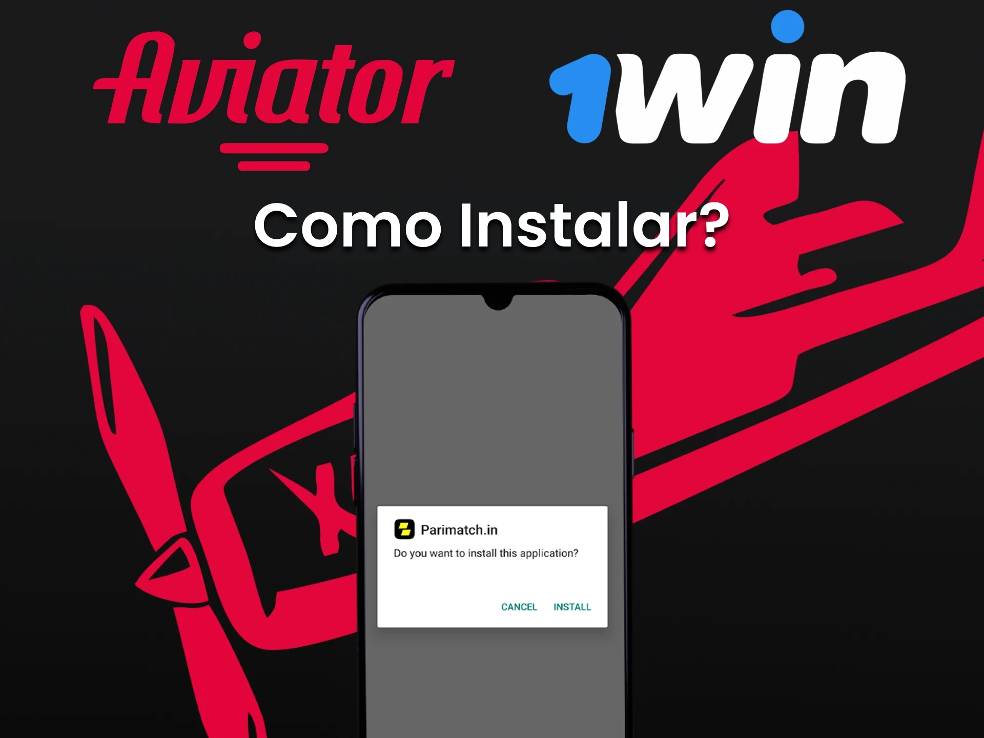 Siga o processo de instalação do aplicativo 1win para jogar o Aviator.