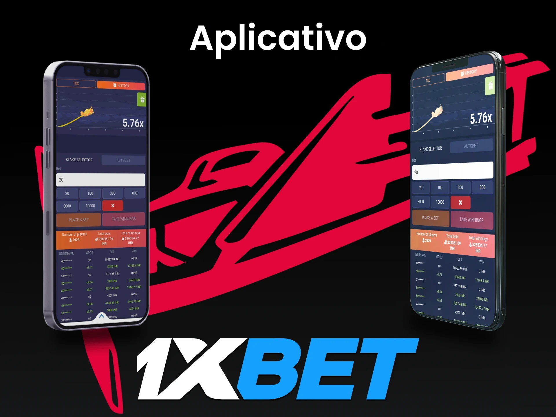 Use seu smartphone para jogar Aviator na 1xBet.