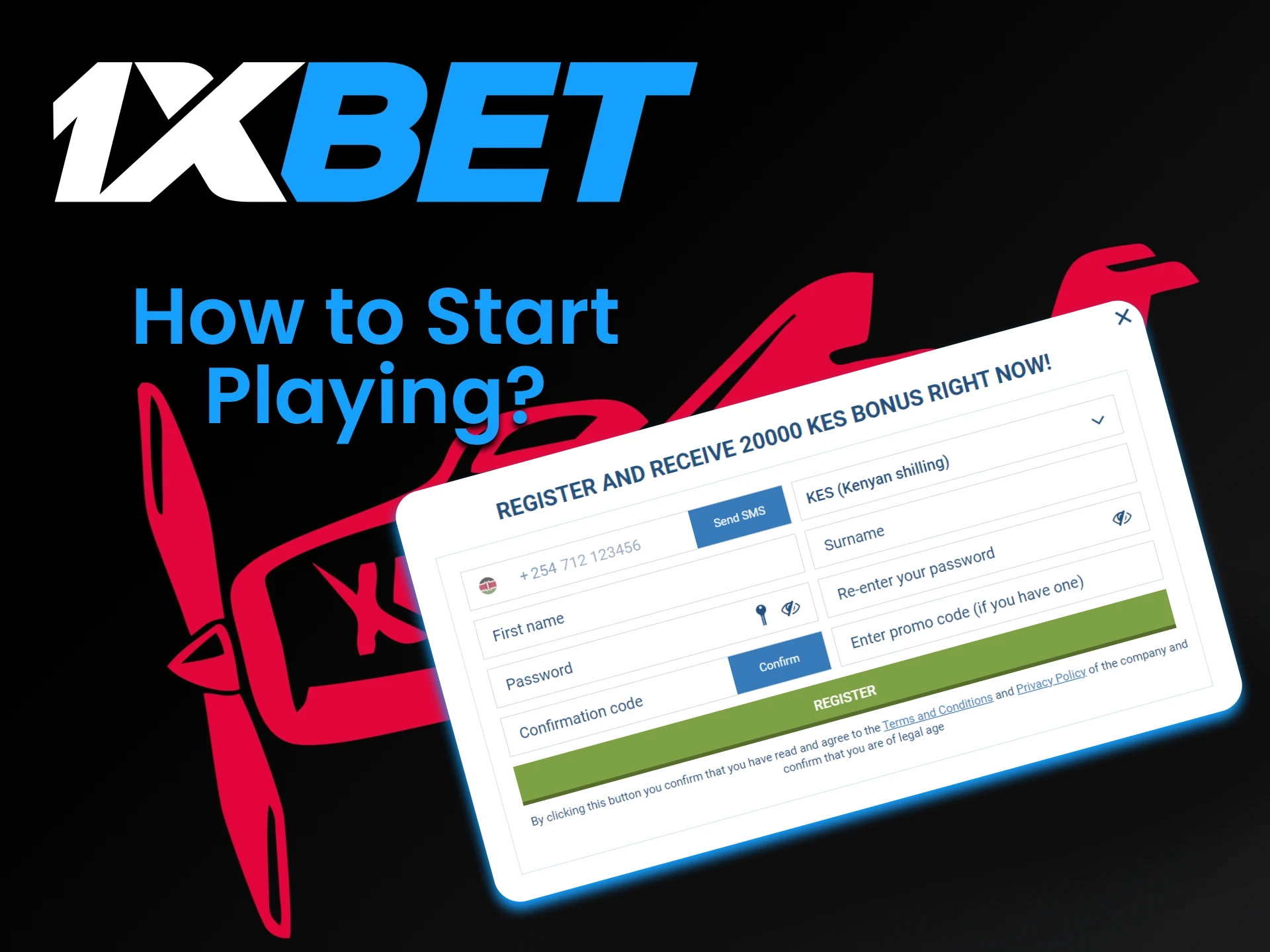 It is easy and simple to start playing the Aviator game at 1xBet.