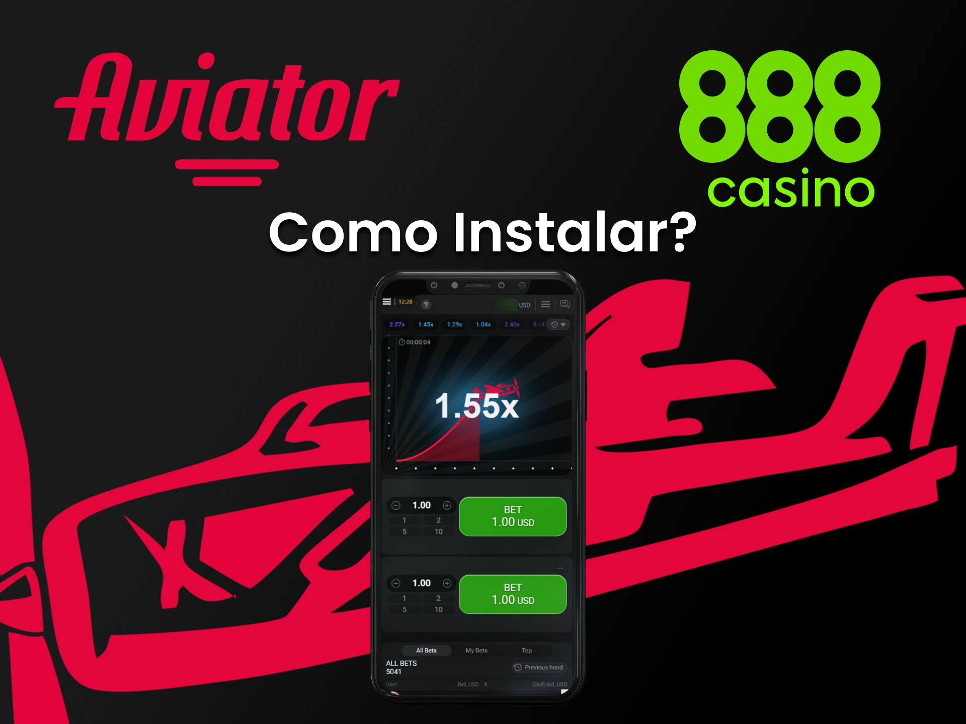 Aprenda como instalar o aplicativo móvel do 888casino.