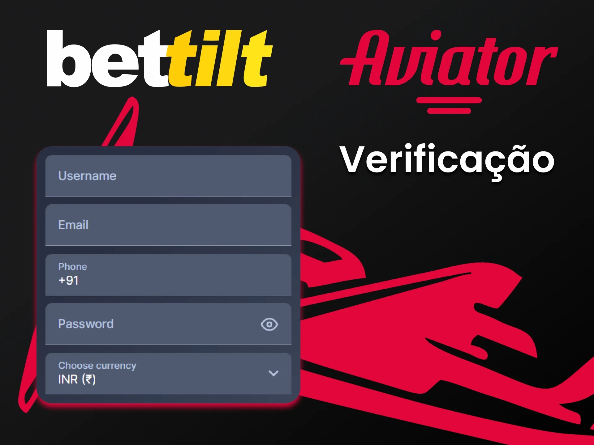  Preencha seus dados pessoais para o serviço da Bettilt.