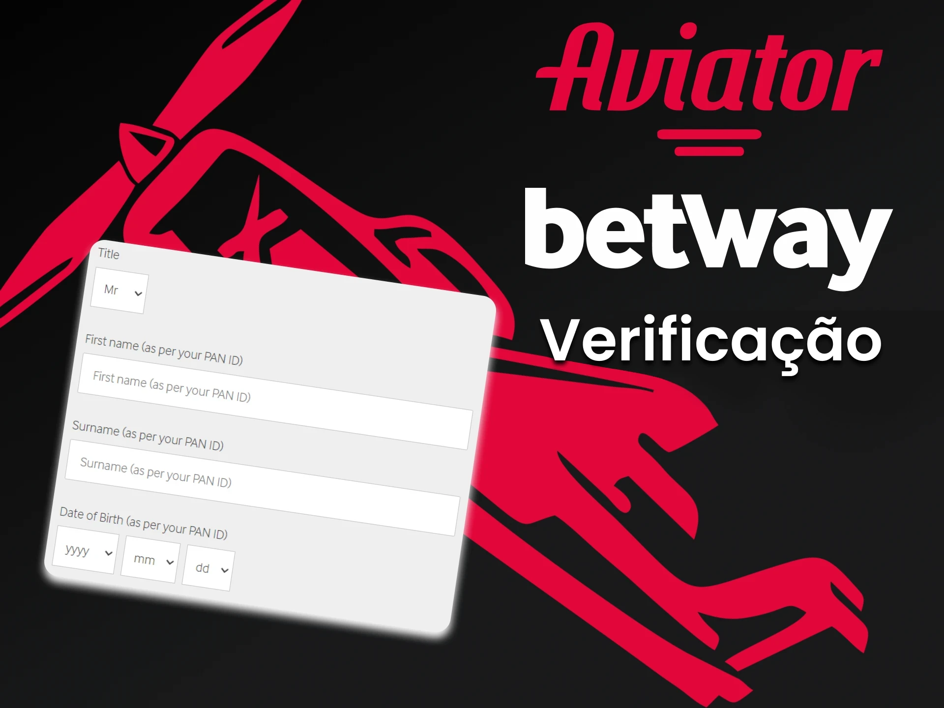 Para usar completamente a Betway, você deve inserir dados pessoais.