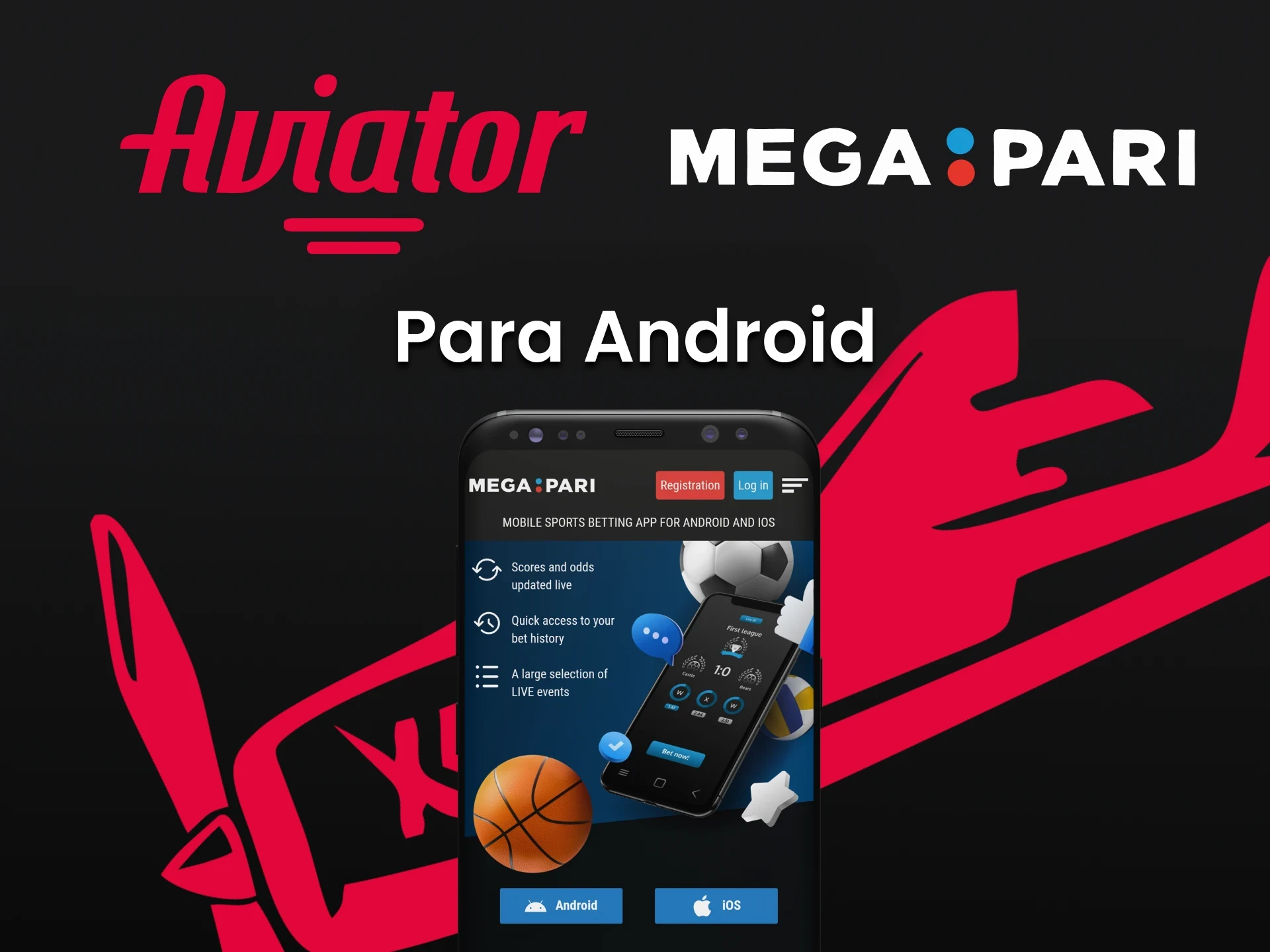 Baixe o aplicativo Megapari para Android.