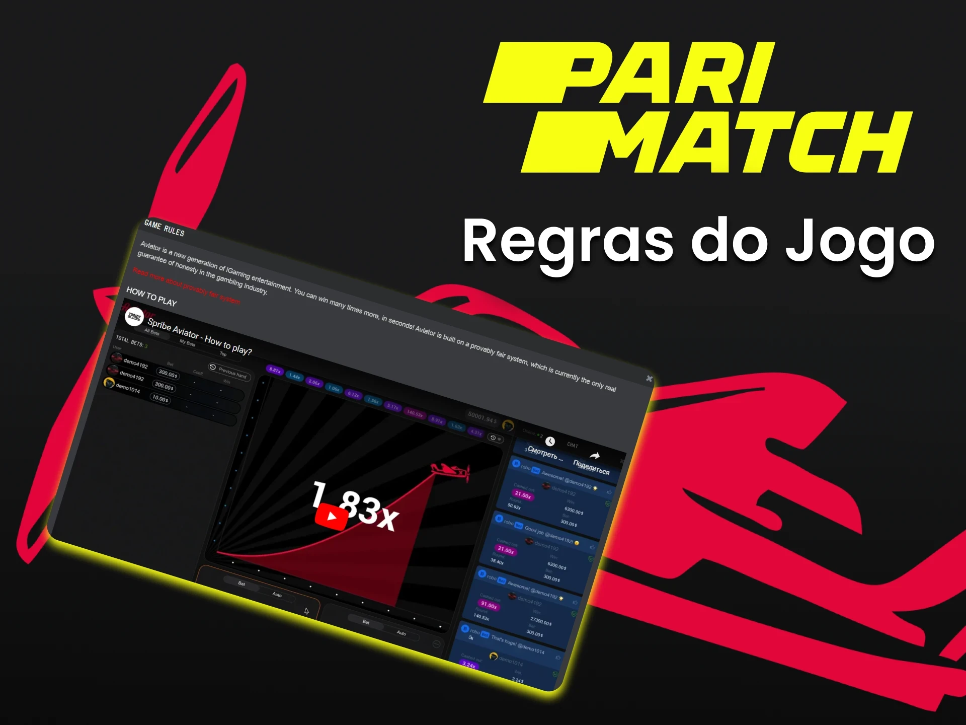 Aprenda o conhecimento necessário para vencer no jogo Aviator da Parimatch.