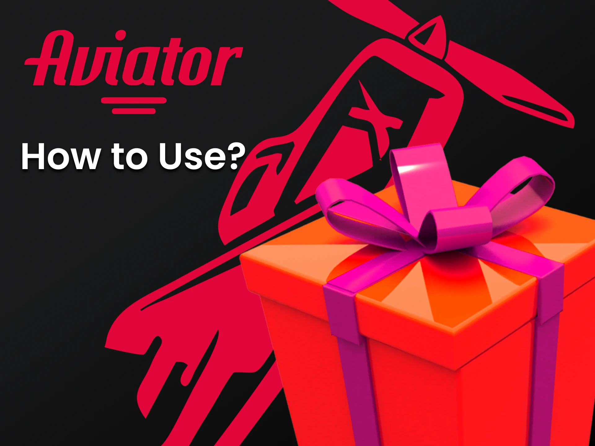 Get a promo code for Aviator.