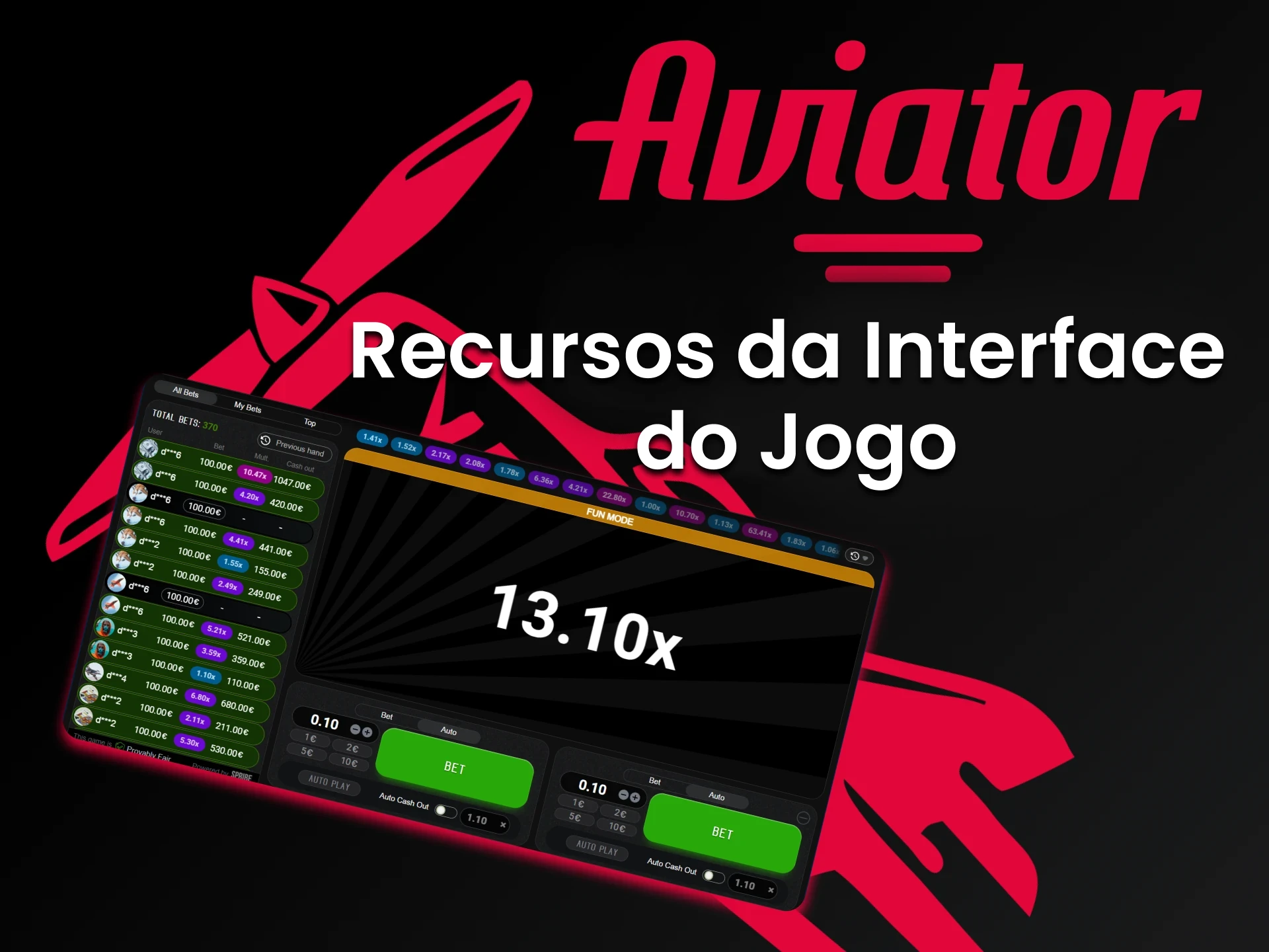 O jogo Aviator está constantemente melhorando sua conveniência e interface visual.