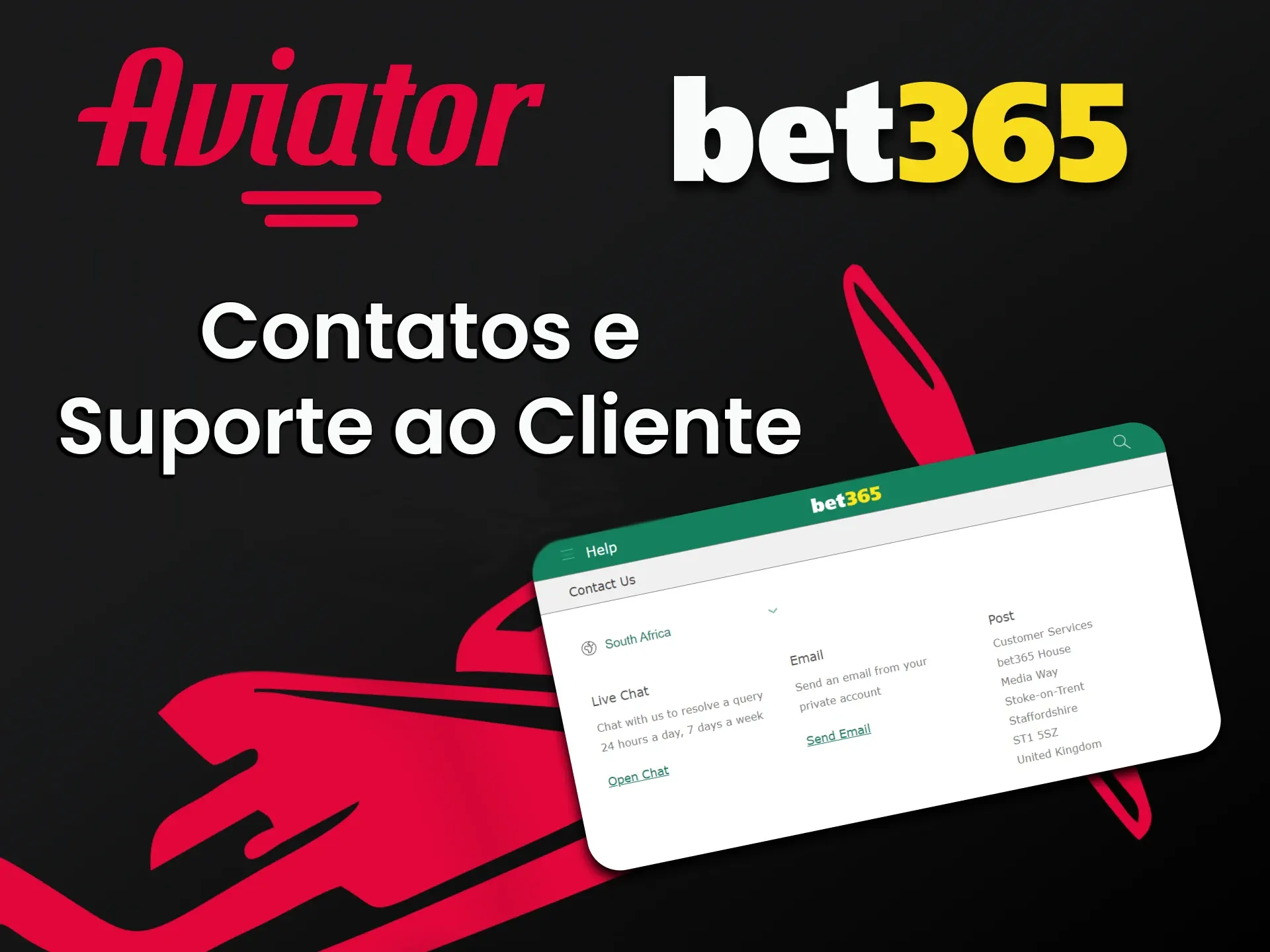 A equipe da Bet365 está sempre em contato com seus usuários.