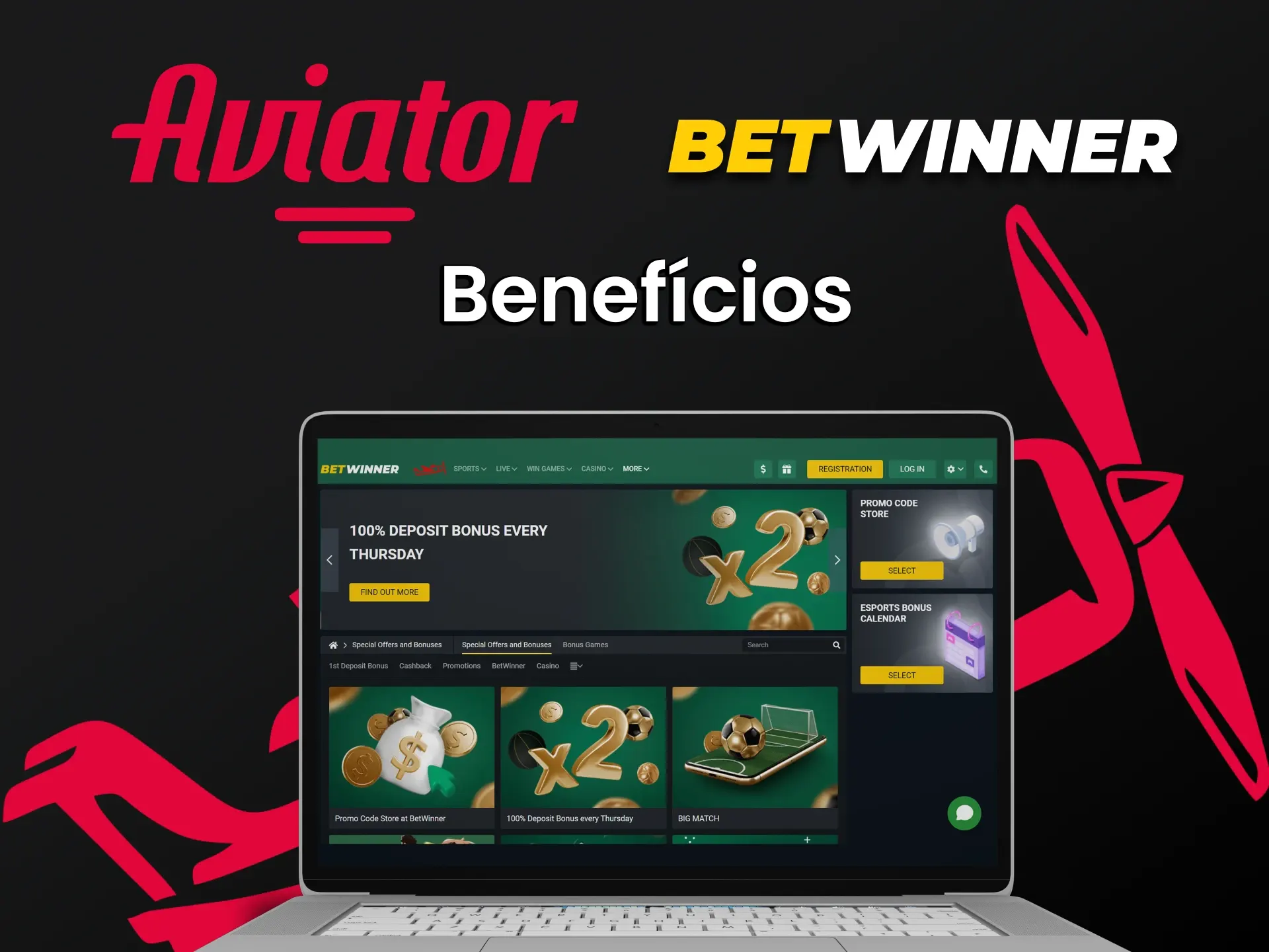 A Betwinner tem muitas vantagens para os jogadores do Aviator.