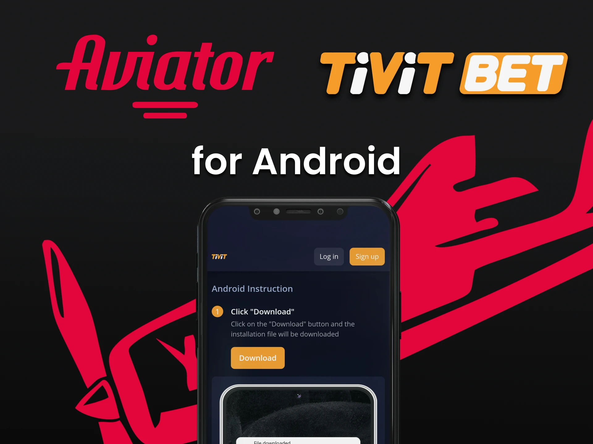 Play Aviator on the Tivitbet Android app.