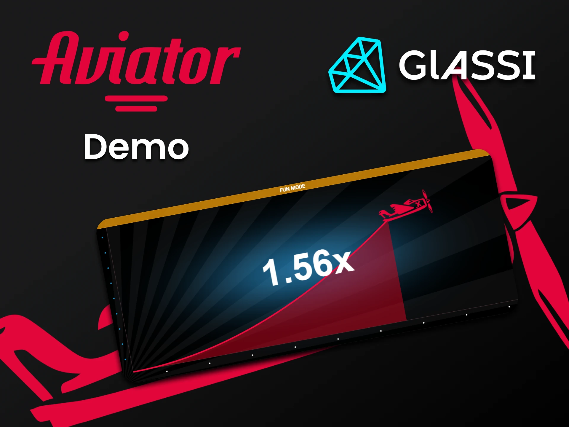 Practice the Aviator demo at Glassi Casino.