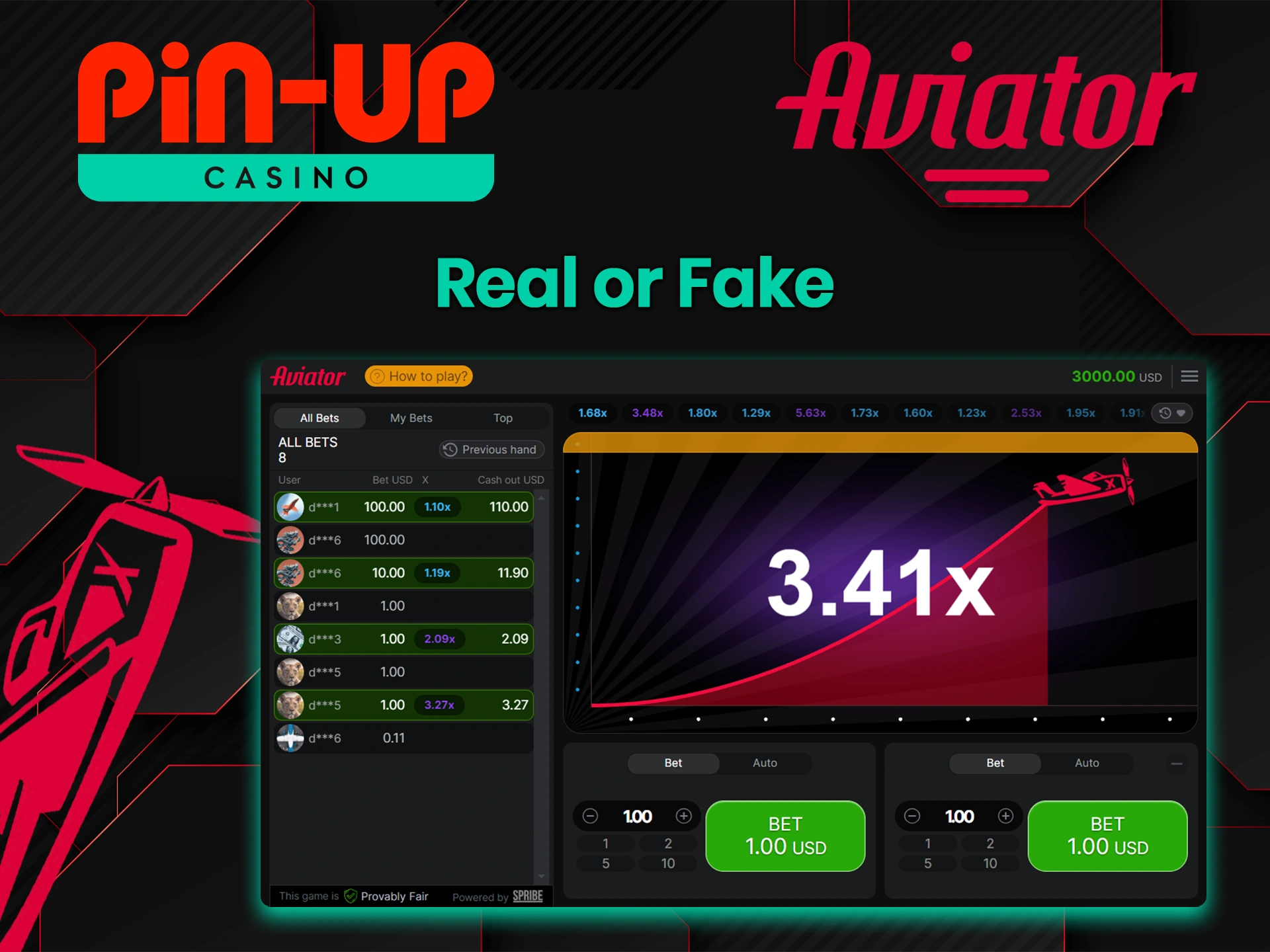 Choose a licensed and verified Pin-Up Casino to play Aviator.