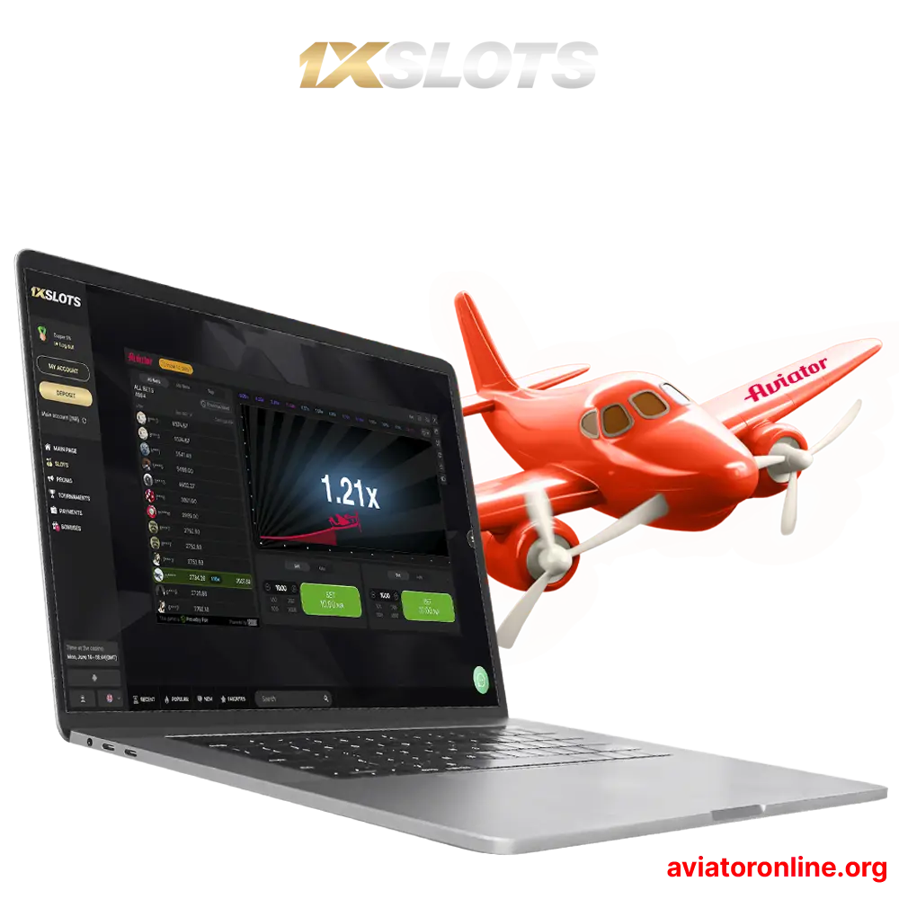 Immerse yourself in the exciting world of the Aviator game at 1xSlot Casino.