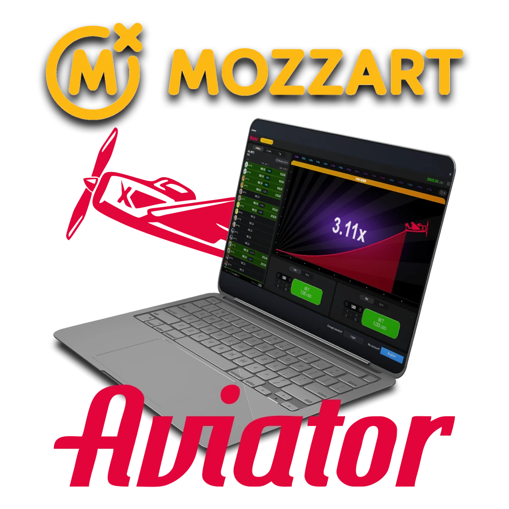 To play Aviator, choose Mozzart.