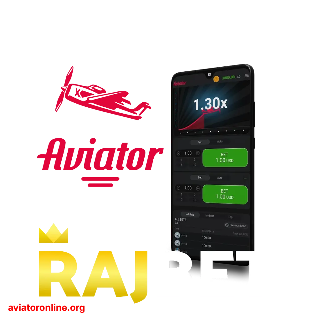 To play Aviator, choose the Rajbet app.