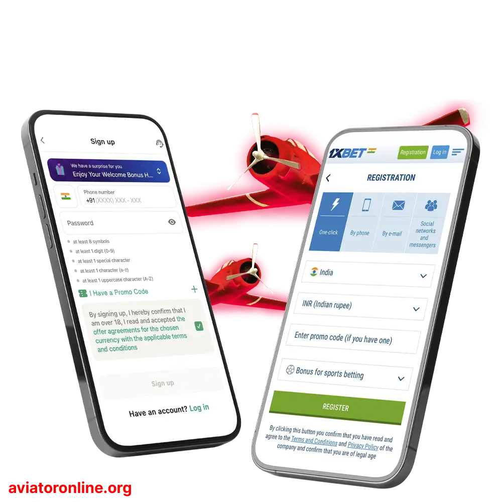 In which casinos and in which ways you can register to play Aviator.