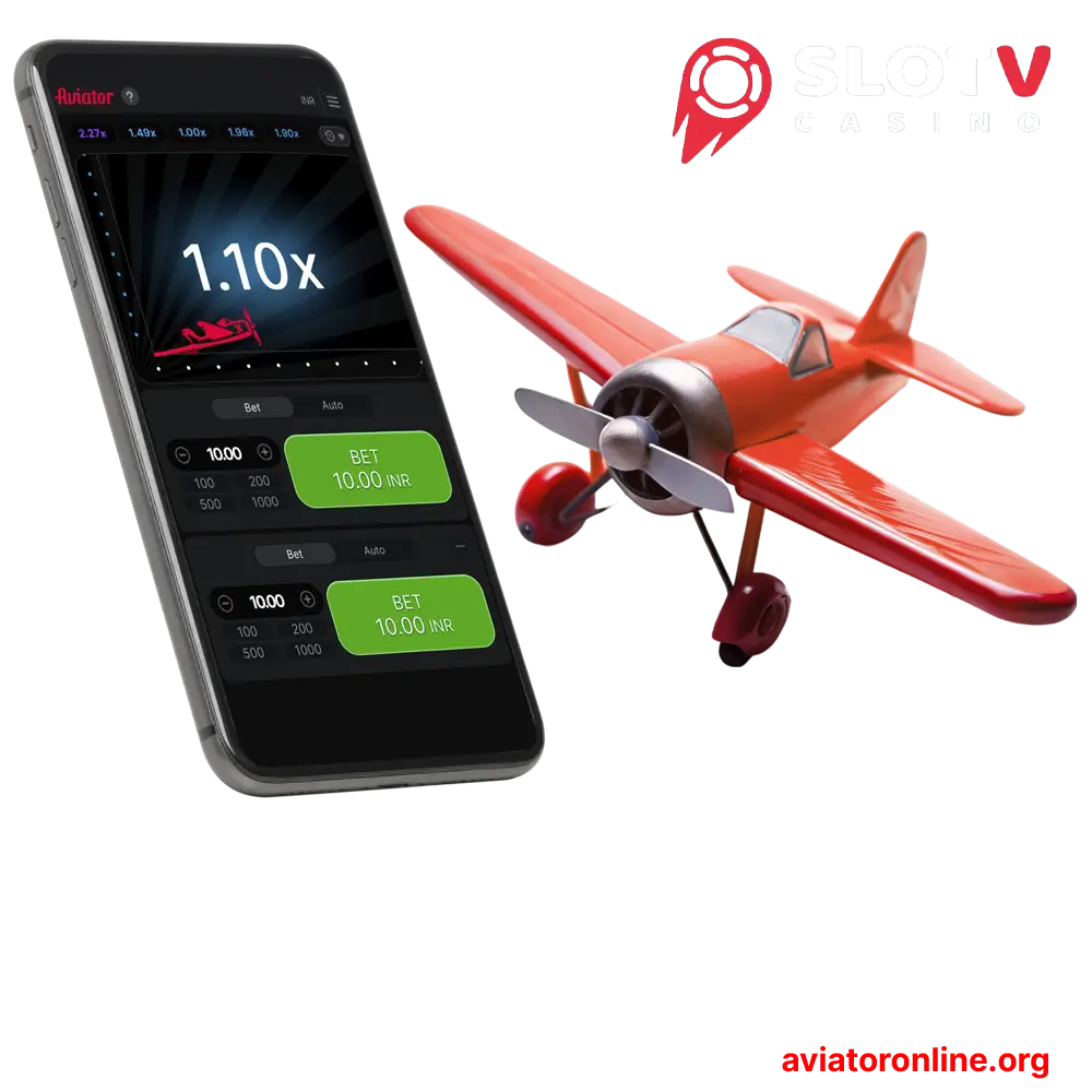 Download the SlotV app and immerse yourself in the exciting world of the Aviator game.