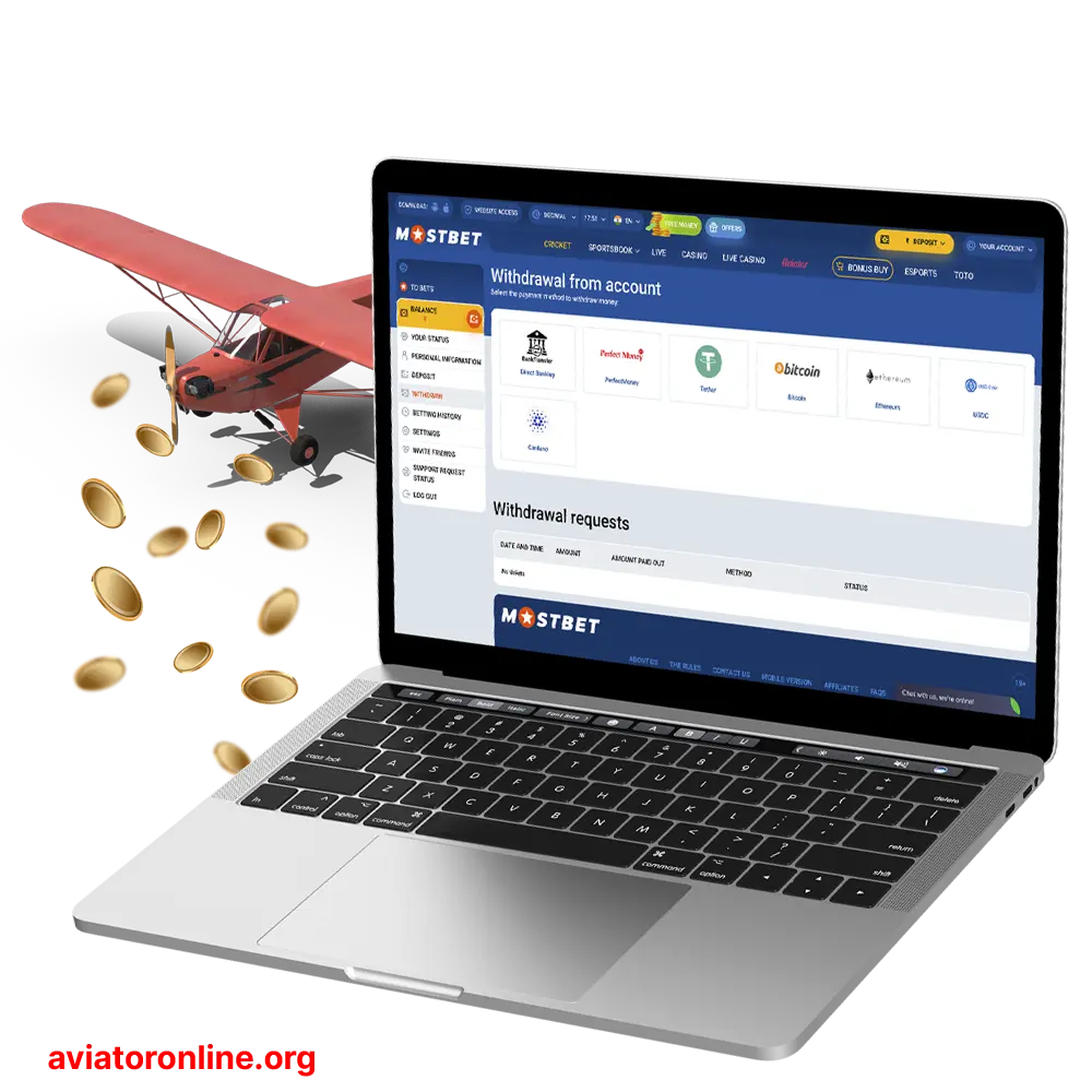 In this article you will learn how to withdraw your winnings from Aviator.