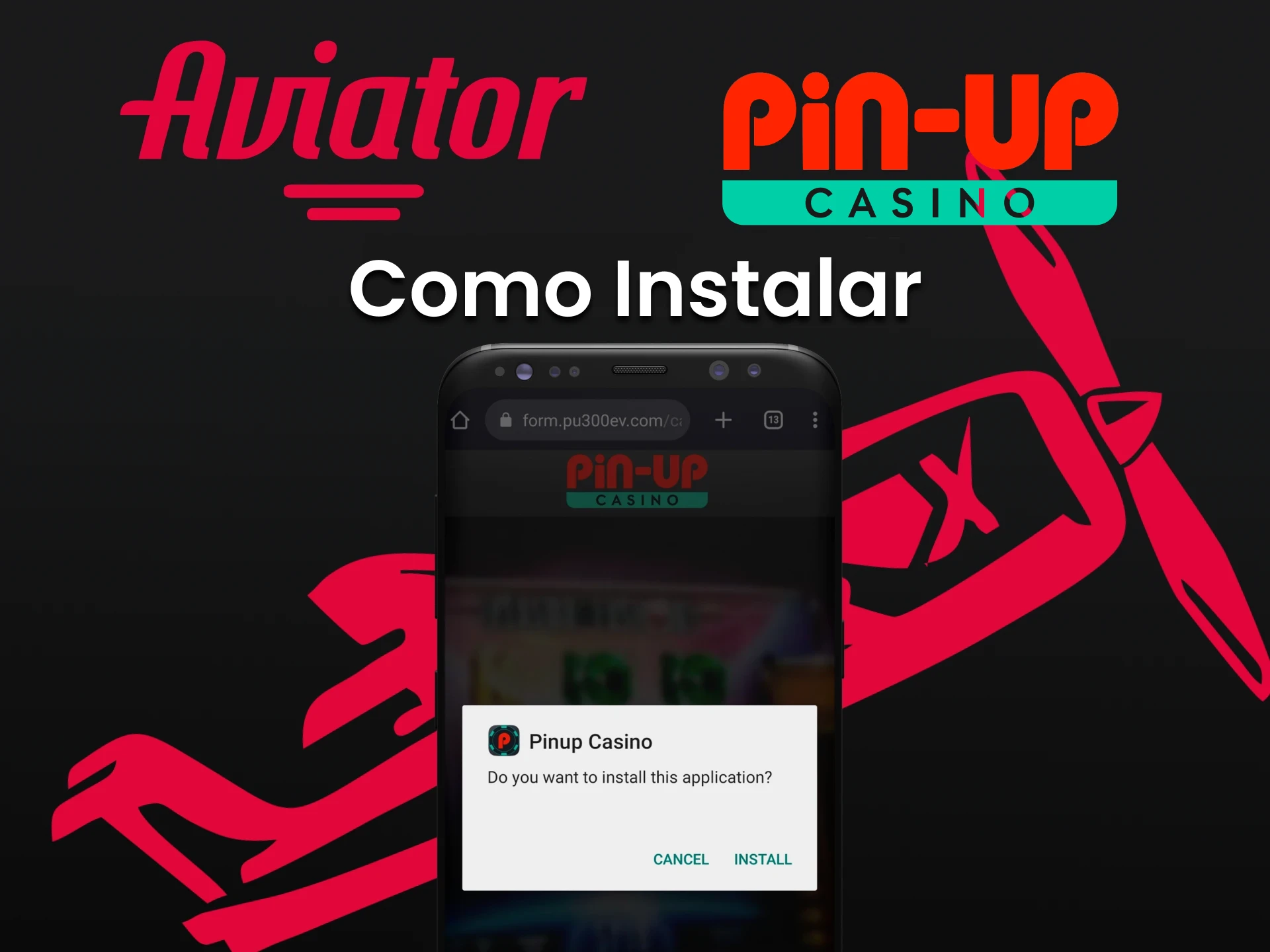 Baixar e instalar o aplicativo Pin Up para jogar Aviator e muito facil.