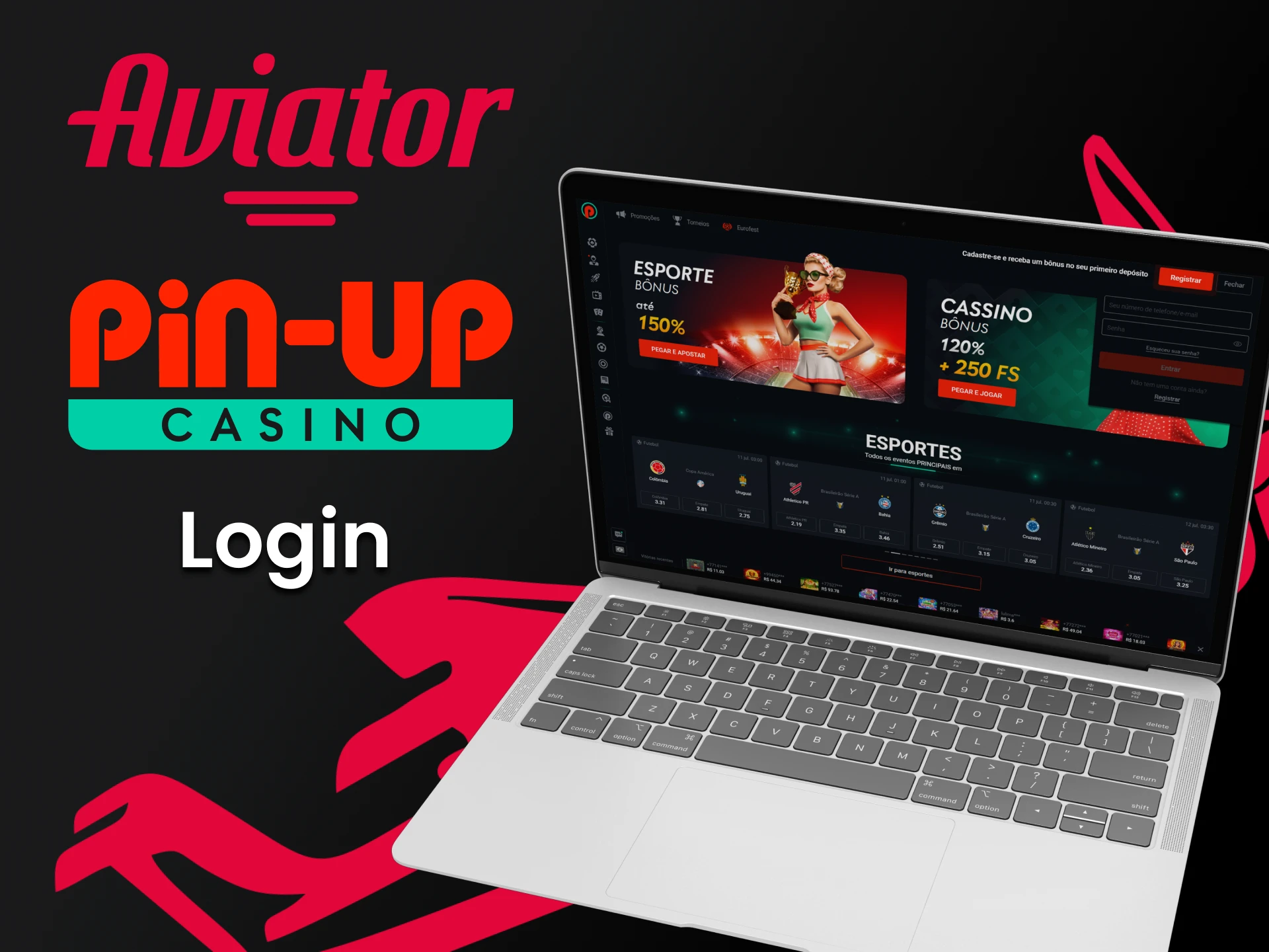 Faca login em sua conta pessoal para comecar a jogar Aviator no Pin Up.