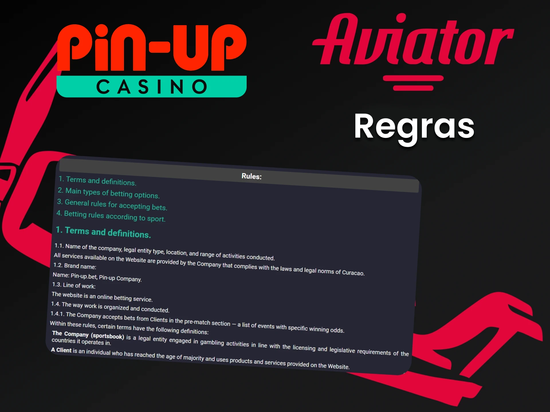 Aprenda as regras do jogo Pin Up Aviator.