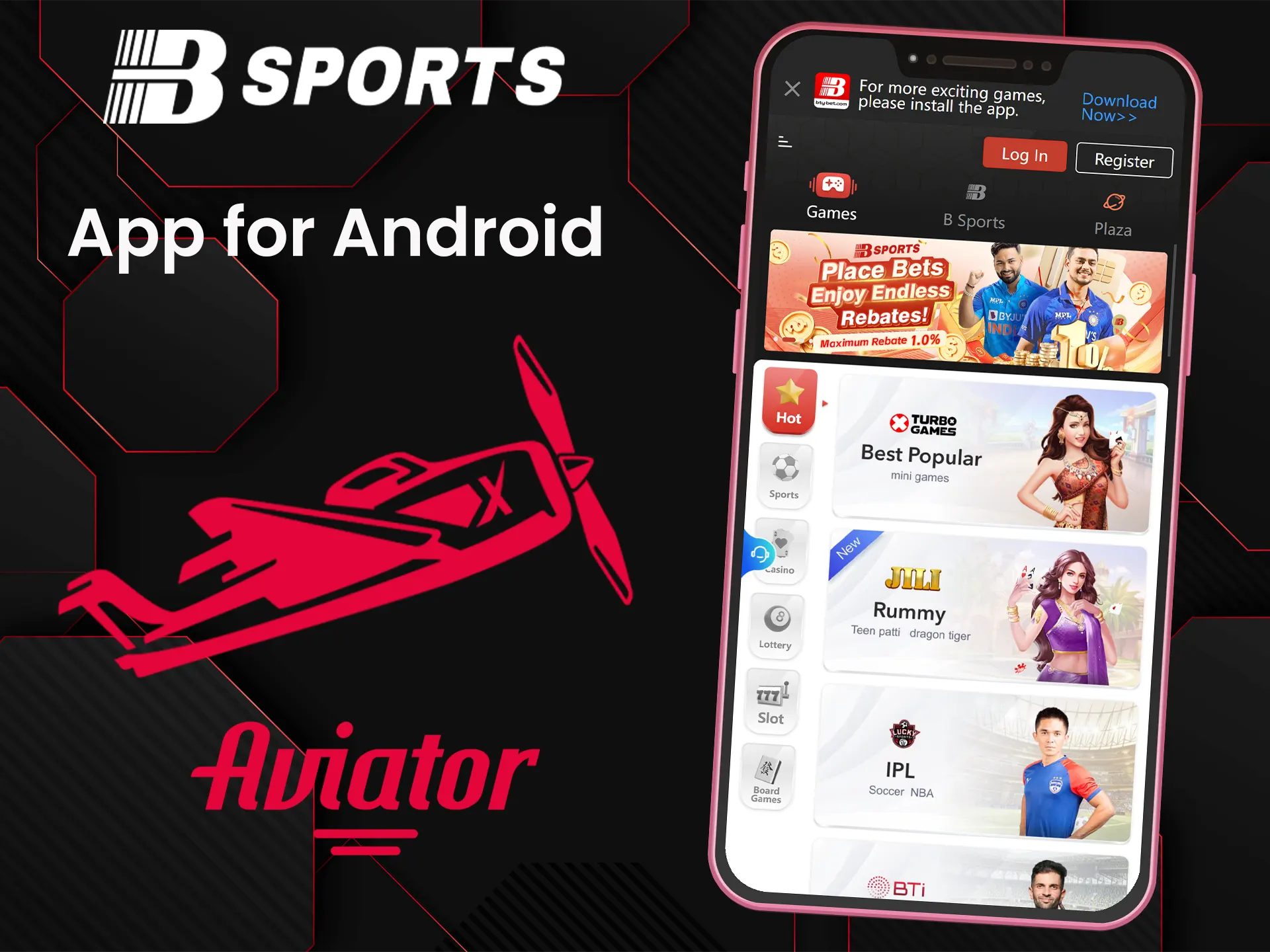 More details about the Bsports app for Android.