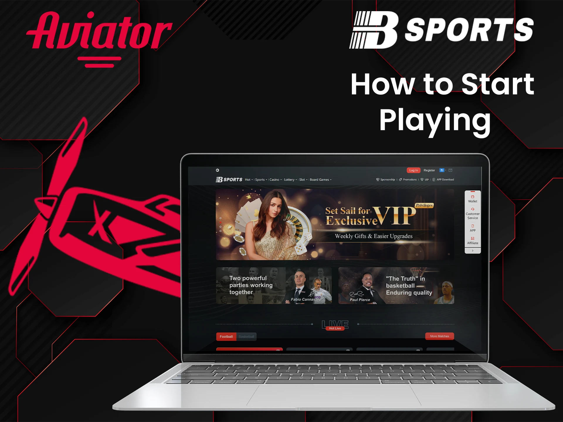 What you need to do to start playing Aviator on Bsports.