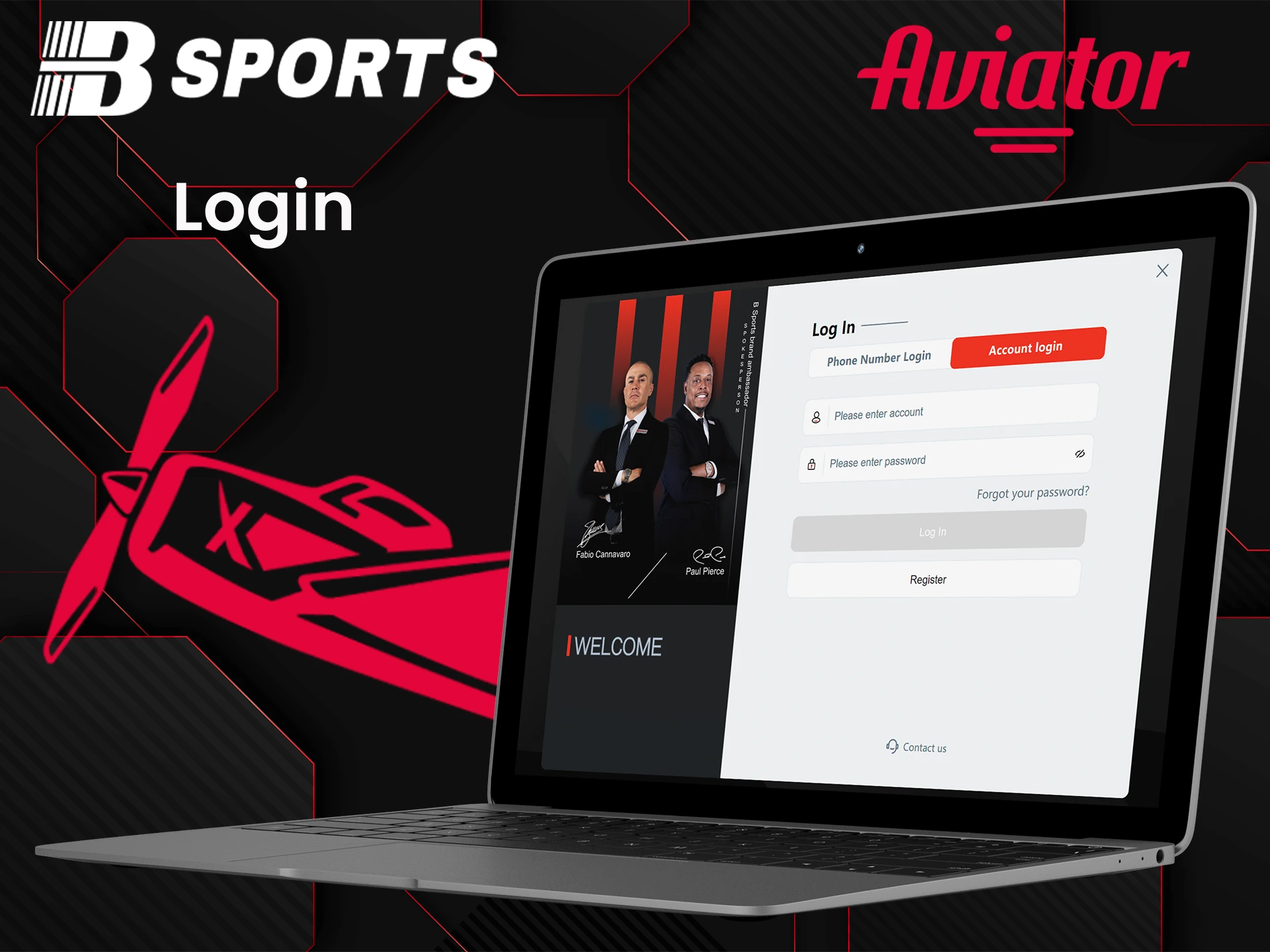 Log in to your Bsports account to start playing Aviator.