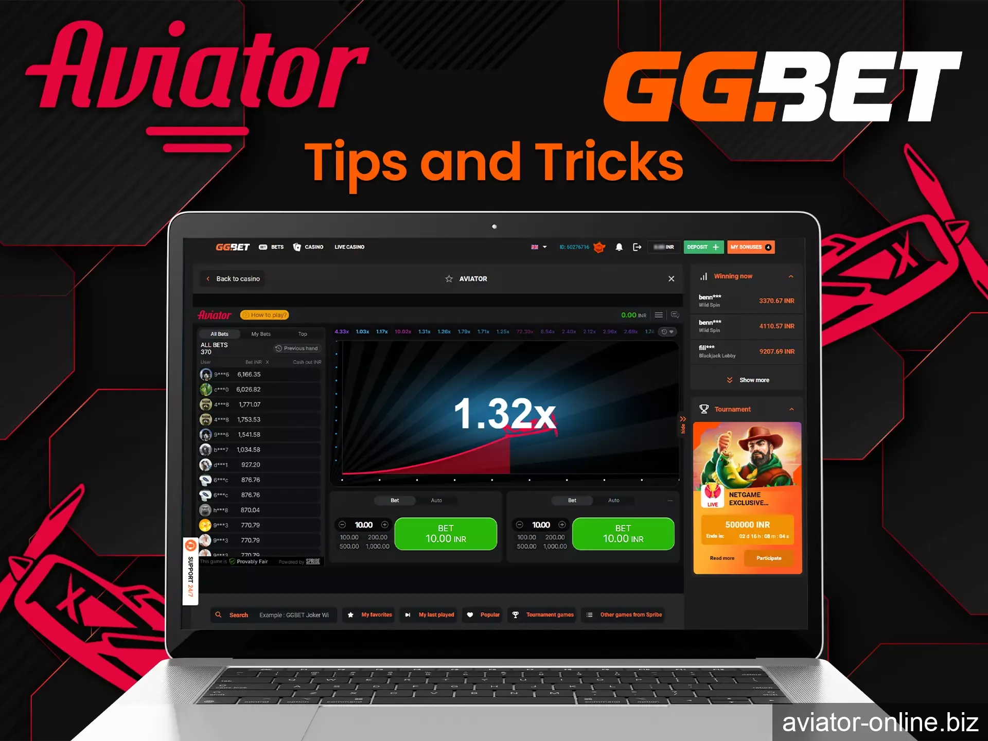 To increase your chances of winning at GGBet Aviator use the tips.