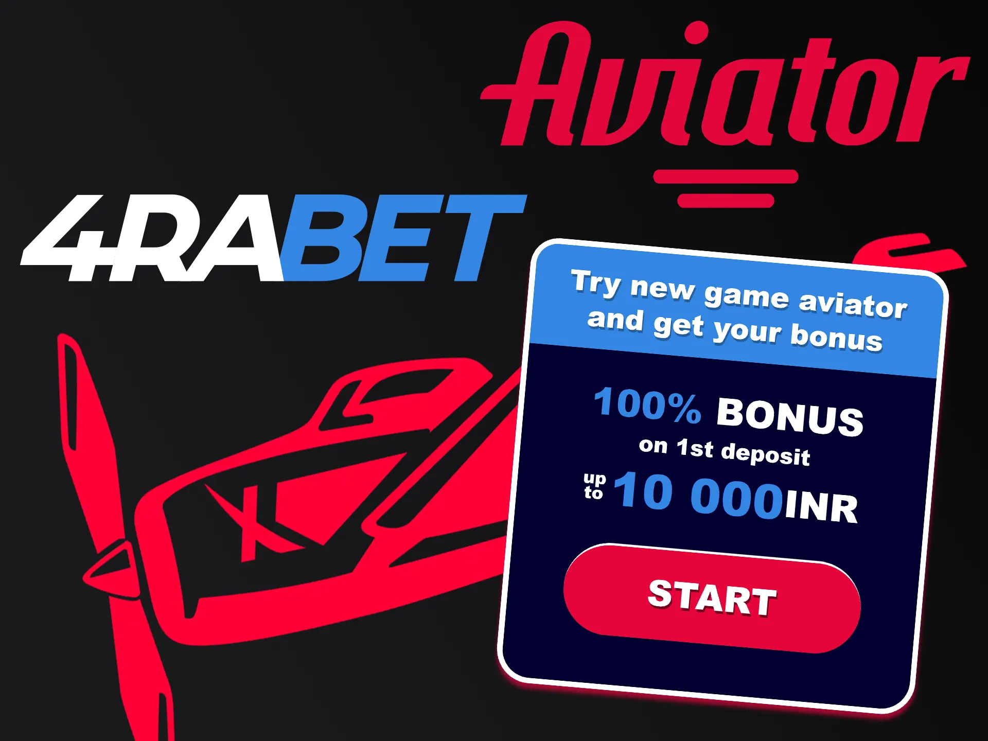 Get bonuses on 4rabet for playing Aviator.