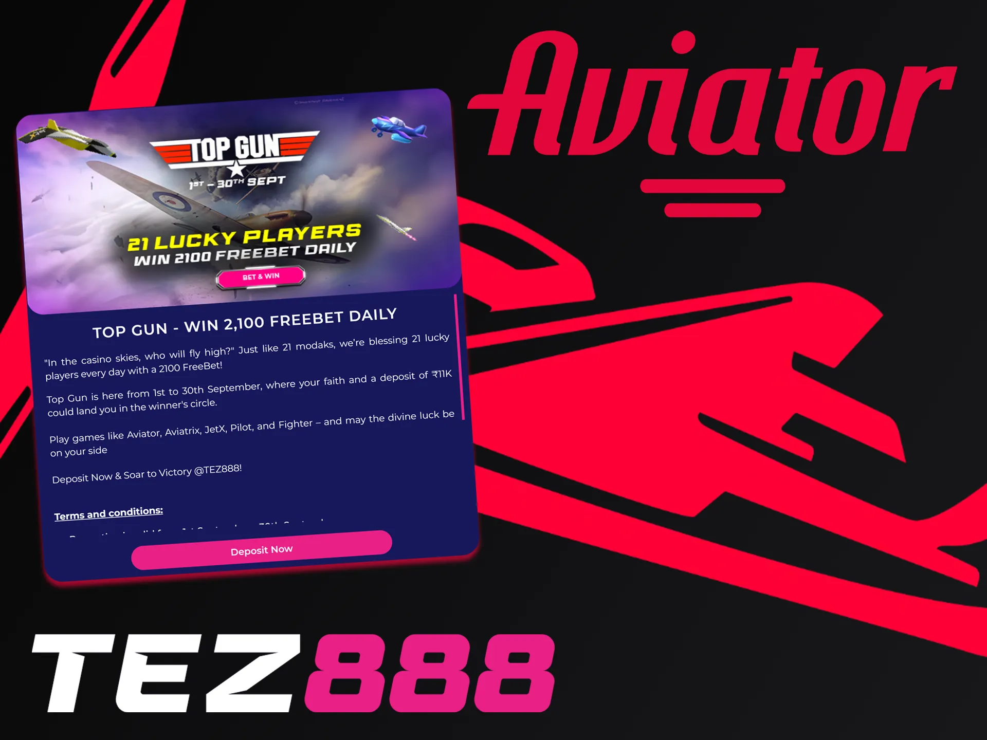 Participate in the Aviator tournament on Tez888.