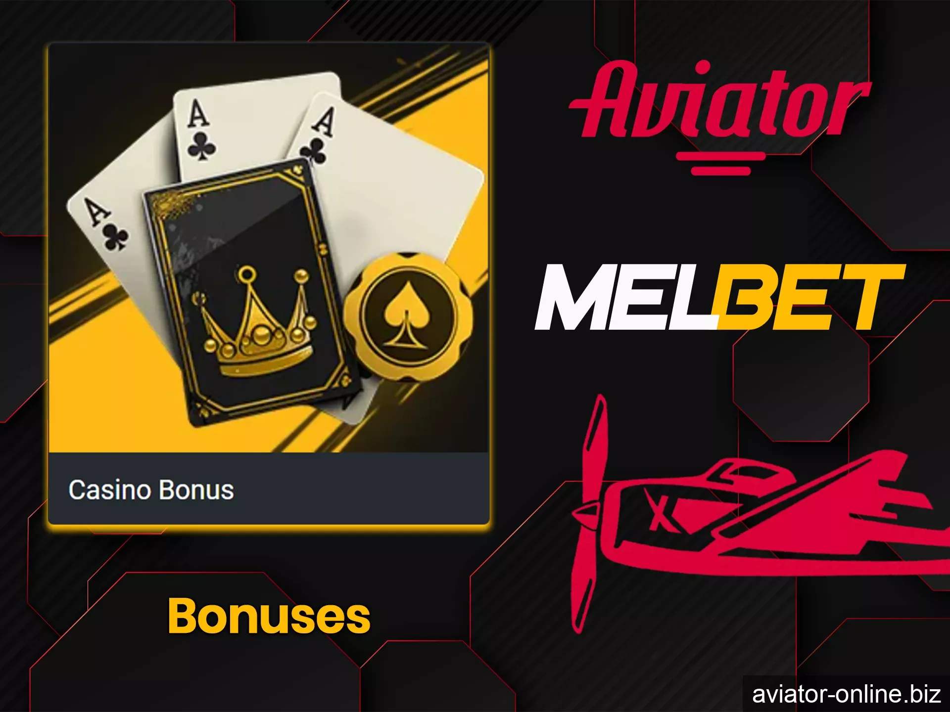 In the Melbet app you will find bonuses for the Aviator game.