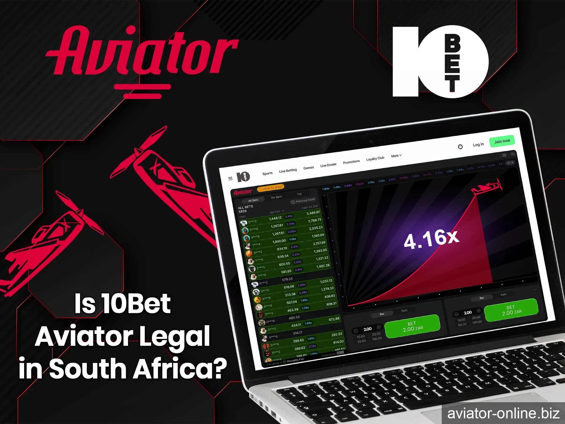 The 10Bet platform is licensed and is a safe casino to play the Aviator game.