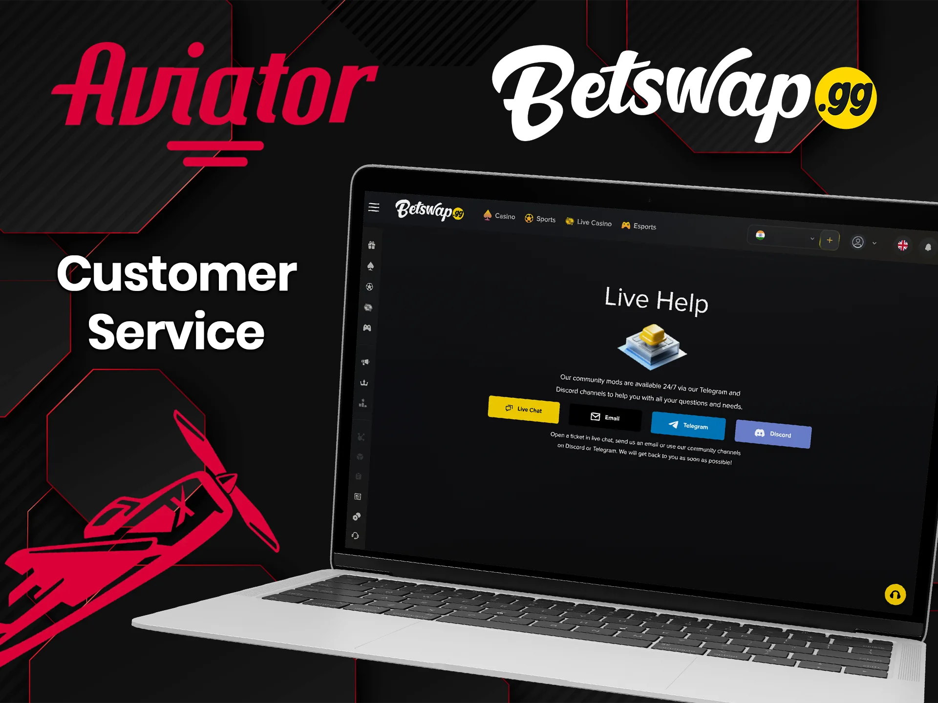 If you have any problems with the Aviator game, the Betswap support team will help you.