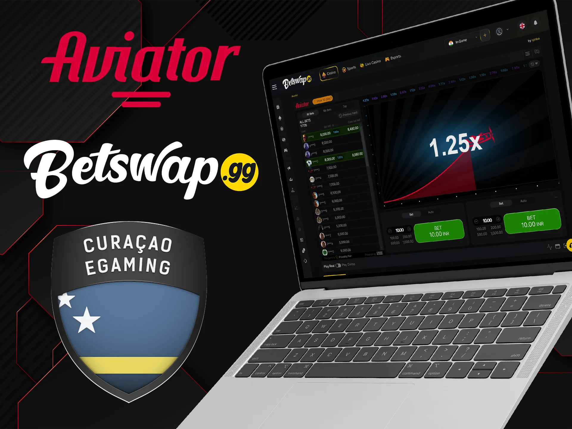 Betswap is a legal and safe platform to enjoy the Aviator game.